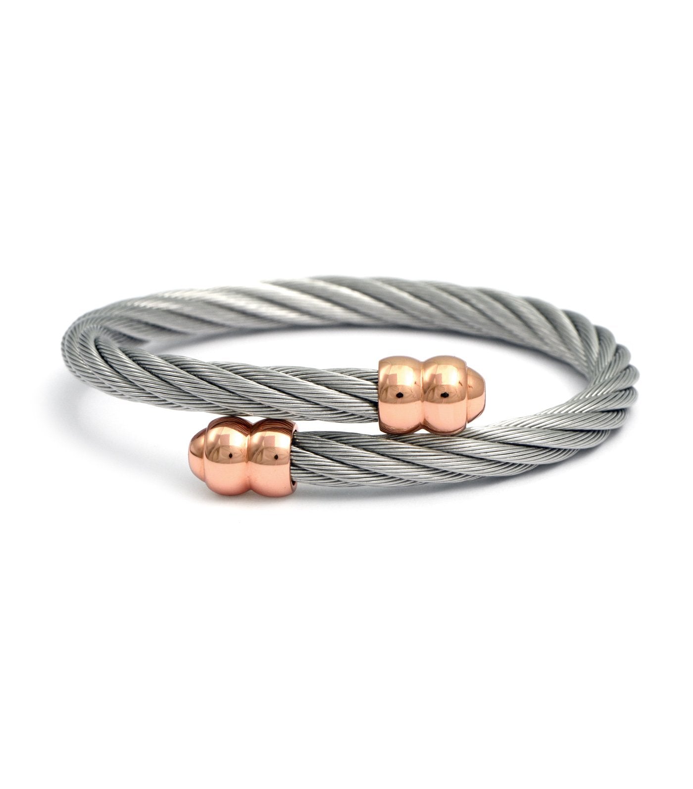 charriol celtic double godrons bangle rosegold