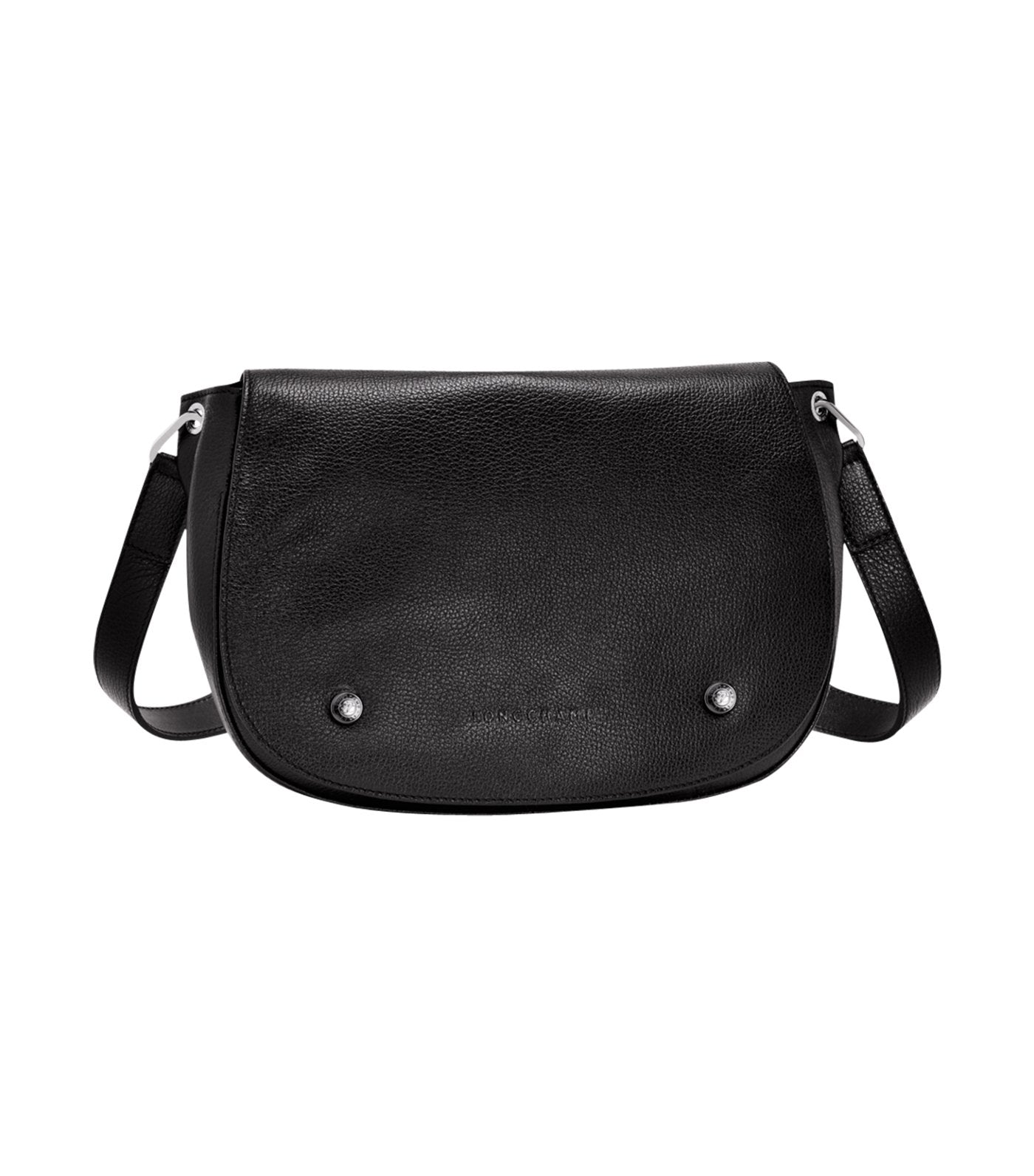 Longchamp Le Foulonné Hobo Crossbody Bag Black