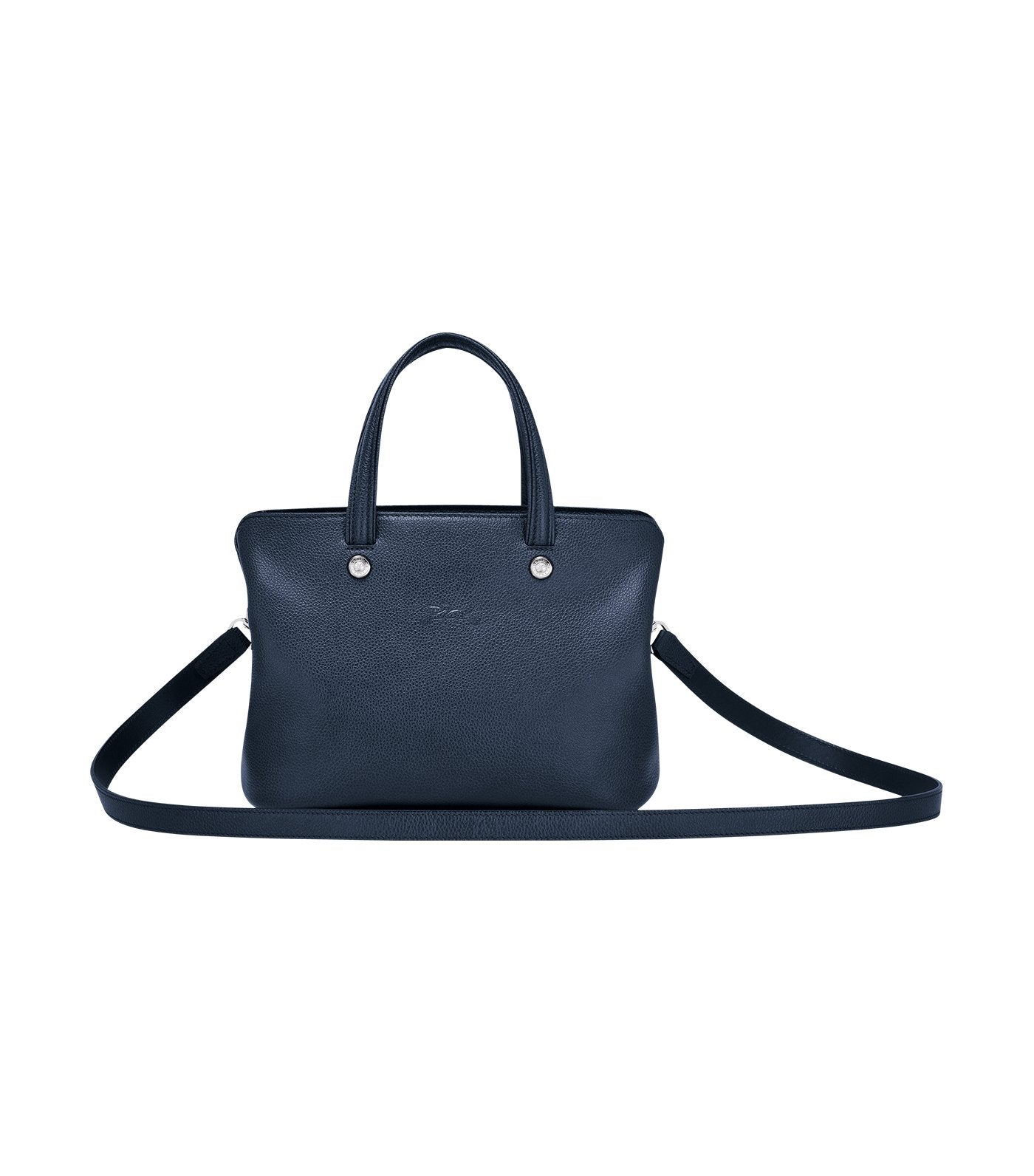 Le Foulonné Top-Handle Bag S Navy