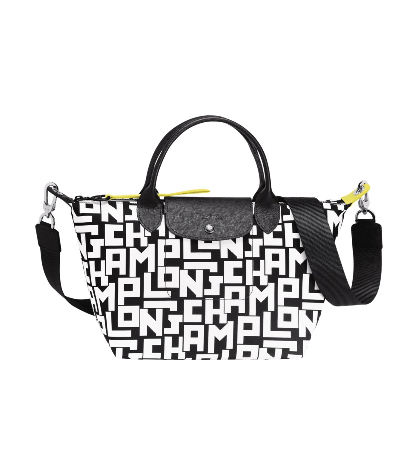 Le Pliage LGP Top-Handle S Black and White
