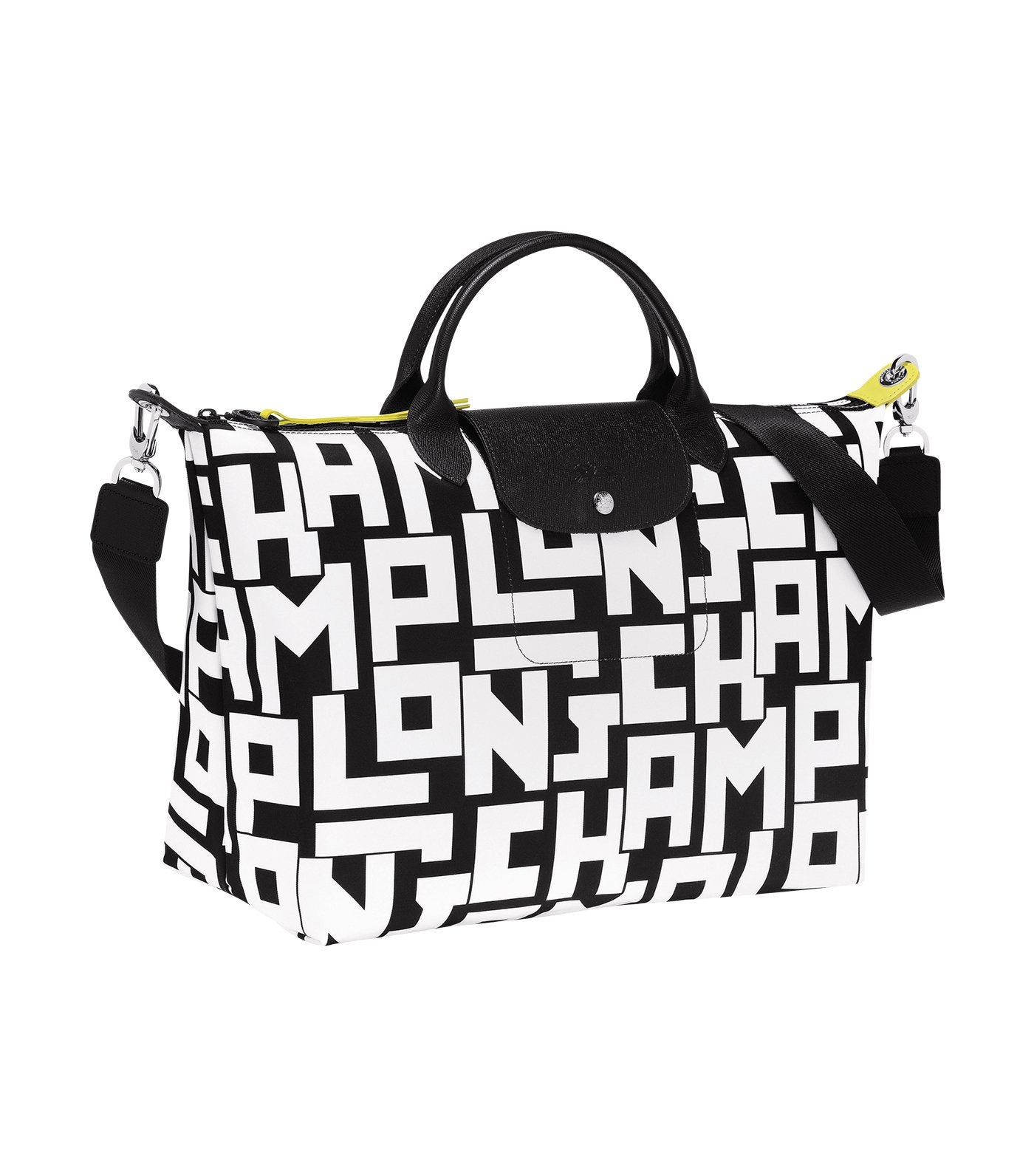 Le Pliage LGP Top-Handle L Black and White
