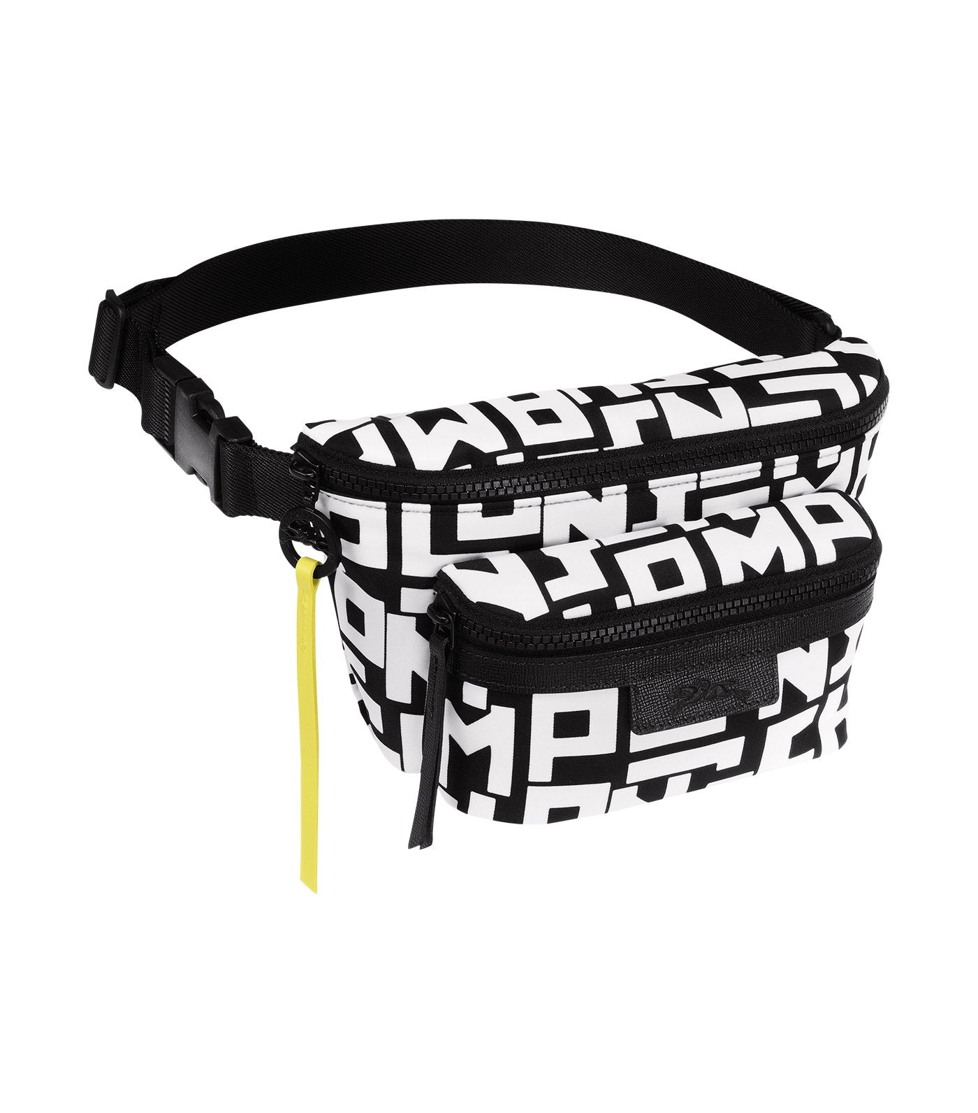 Le Pliage LGP Belt Bag M Black and White
