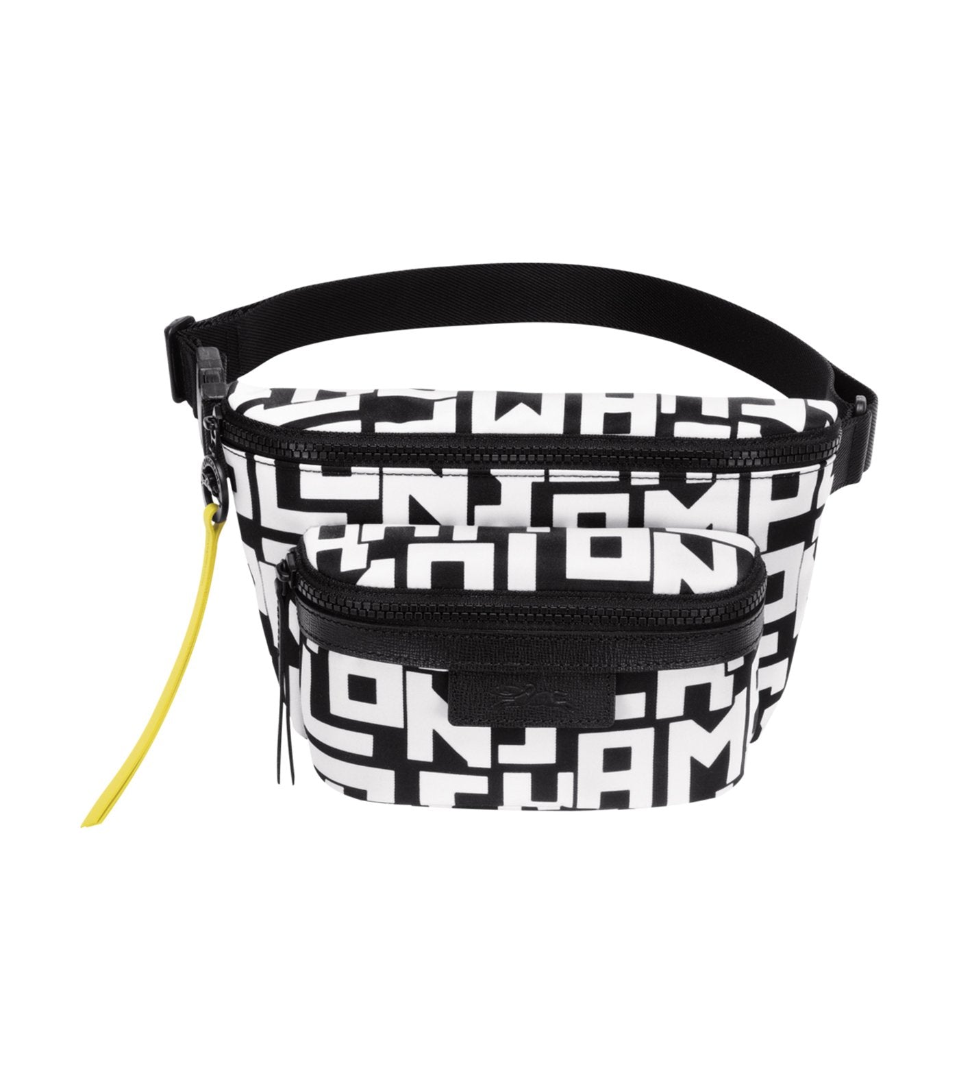 Le Pliage LGP Belt Bag M Black and White
