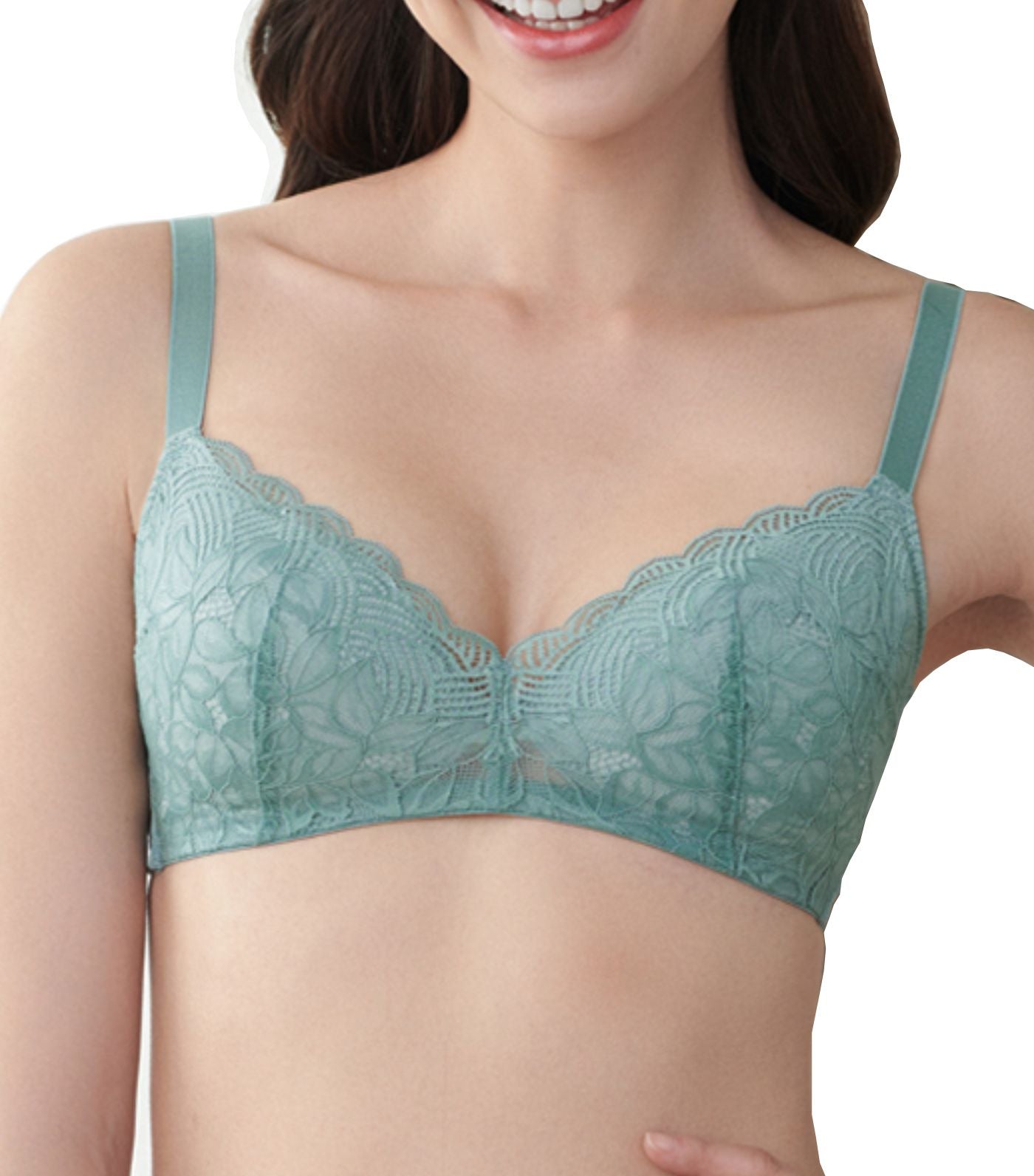 Uplift Foliage Non-Wired Bra Light Green