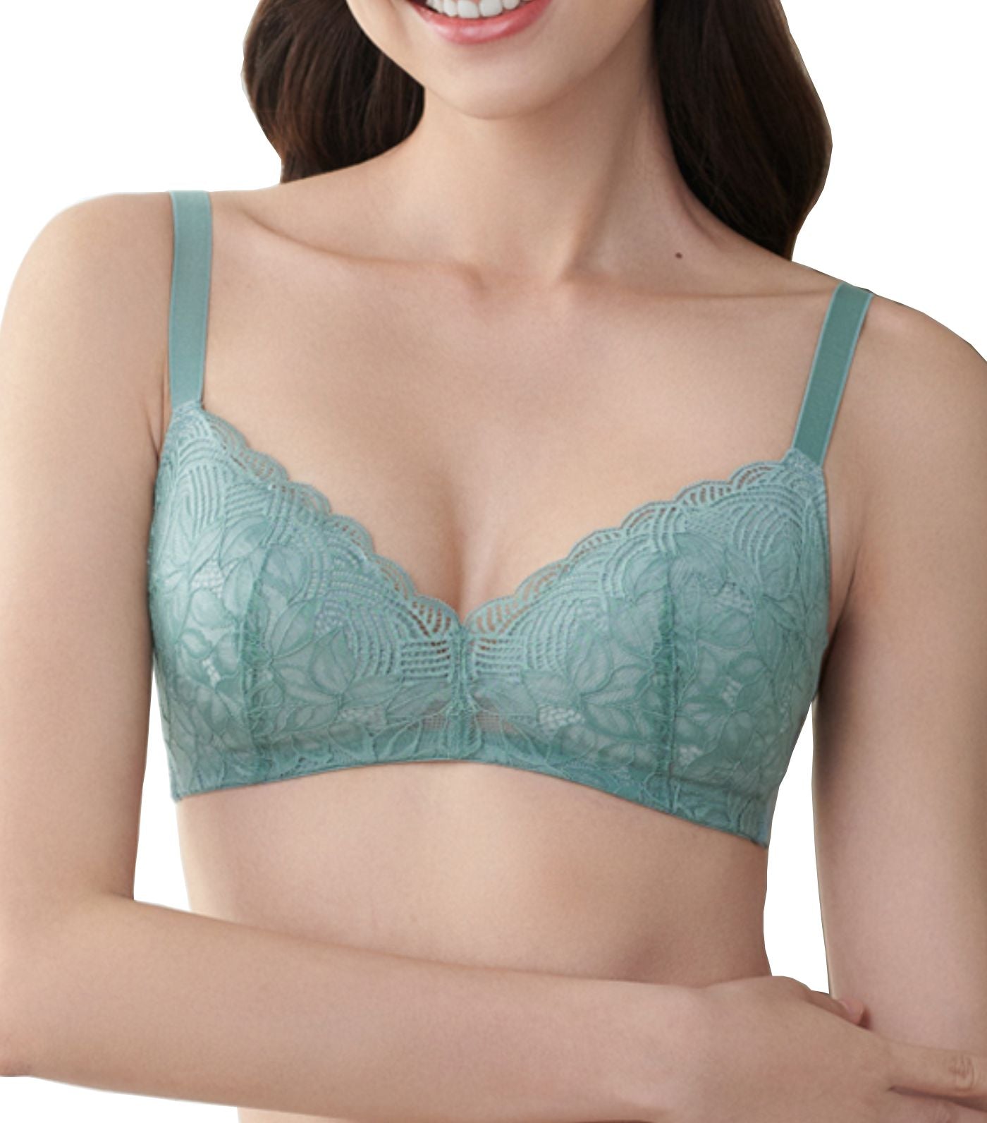 Uplift Foliage Non-Wired Bra Light Green