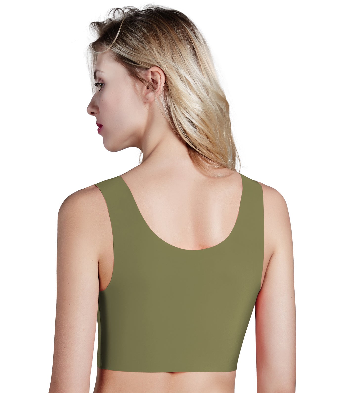 sloggi ZERO Feel Pull On Bra Olive Green