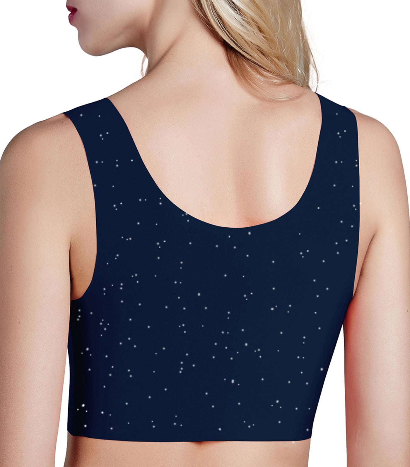 sloggi ZERO Feel Pull-On Print Bra Navy Blue