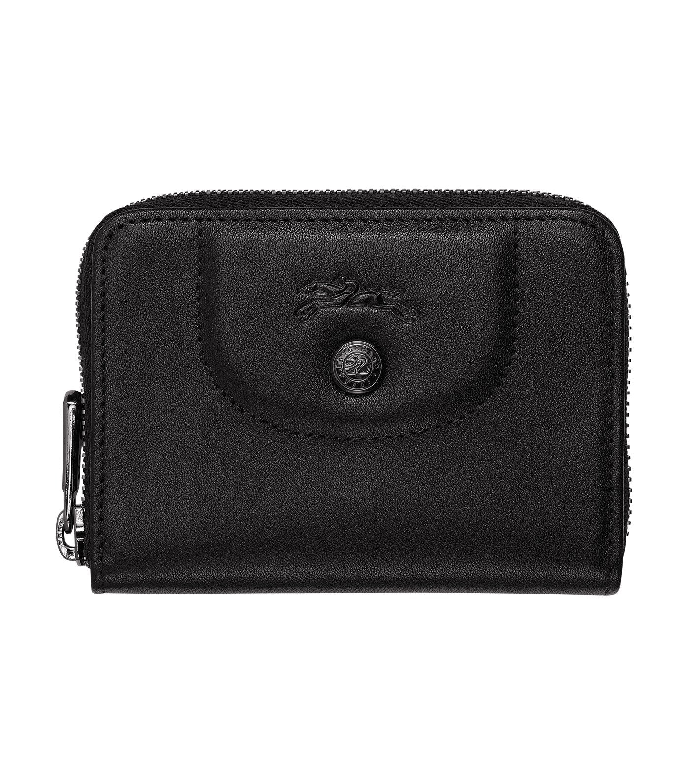 Le Pliage Cuir Cardholder Black