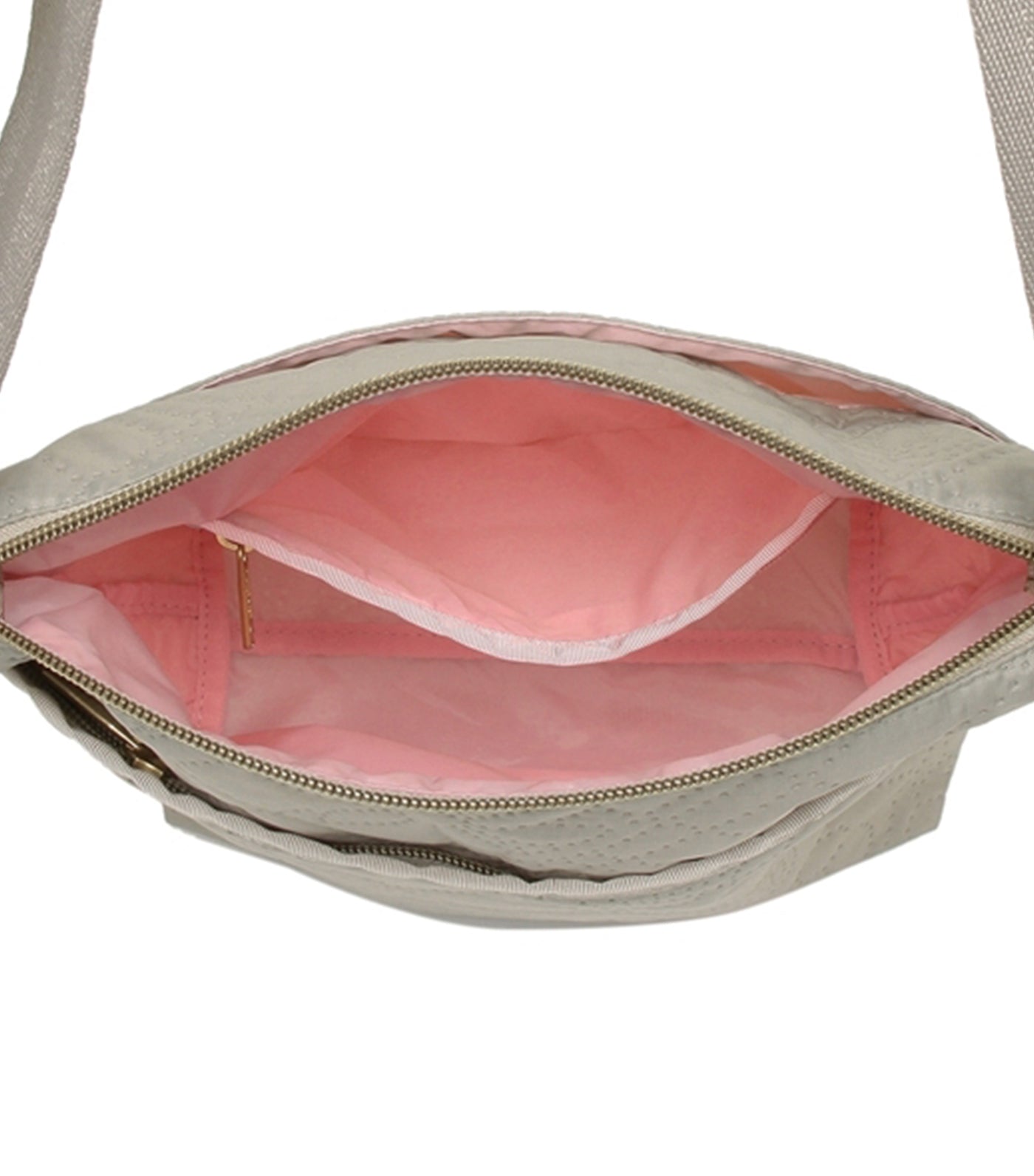 Small Cleo Crossbody Bag Fleur De Check Beige