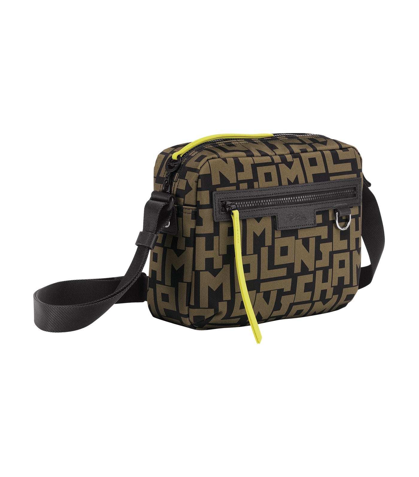 Le Pliage LGP Camera Bag M Black and Khaki