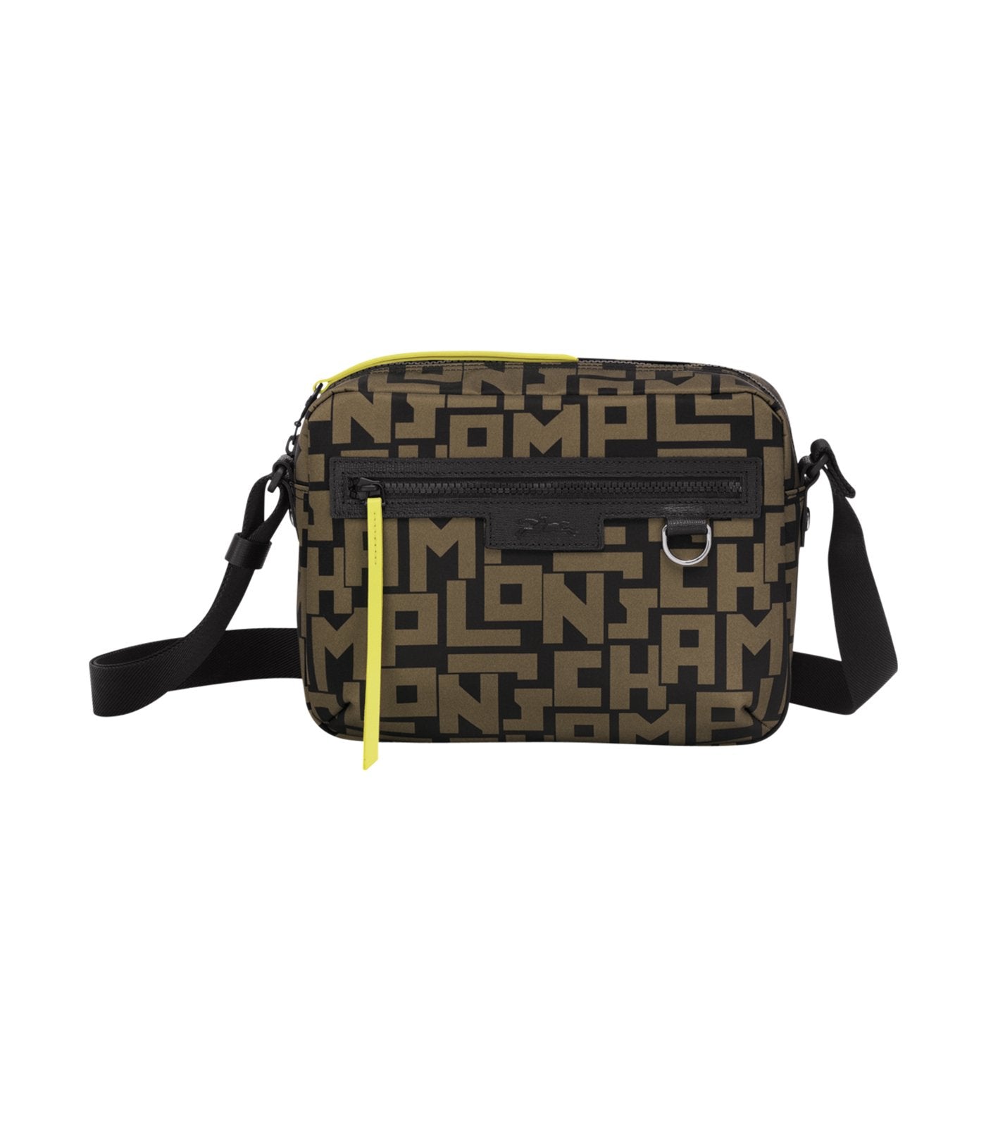 Le Pliage LGP Camera Bag M Black and Khaki