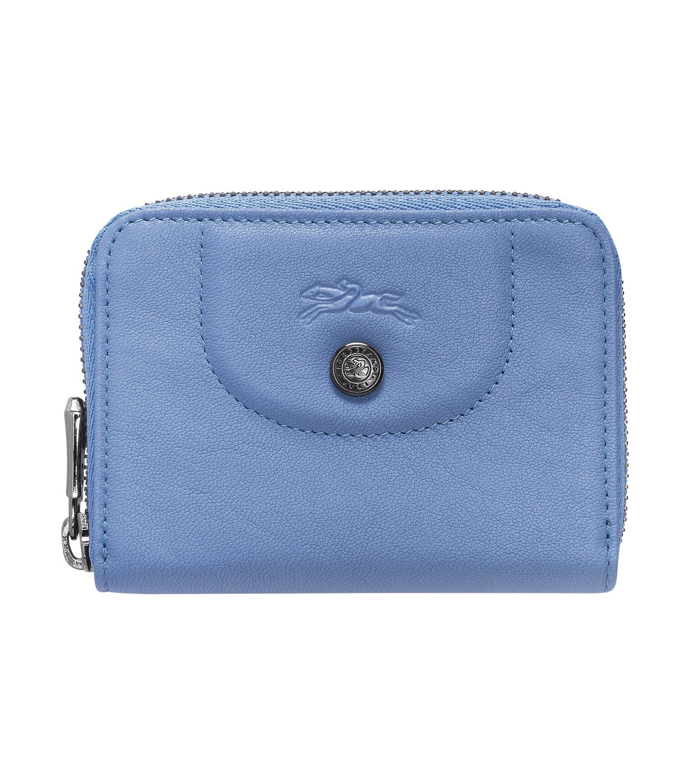 Le Pliage Cuir Cardholder Blue