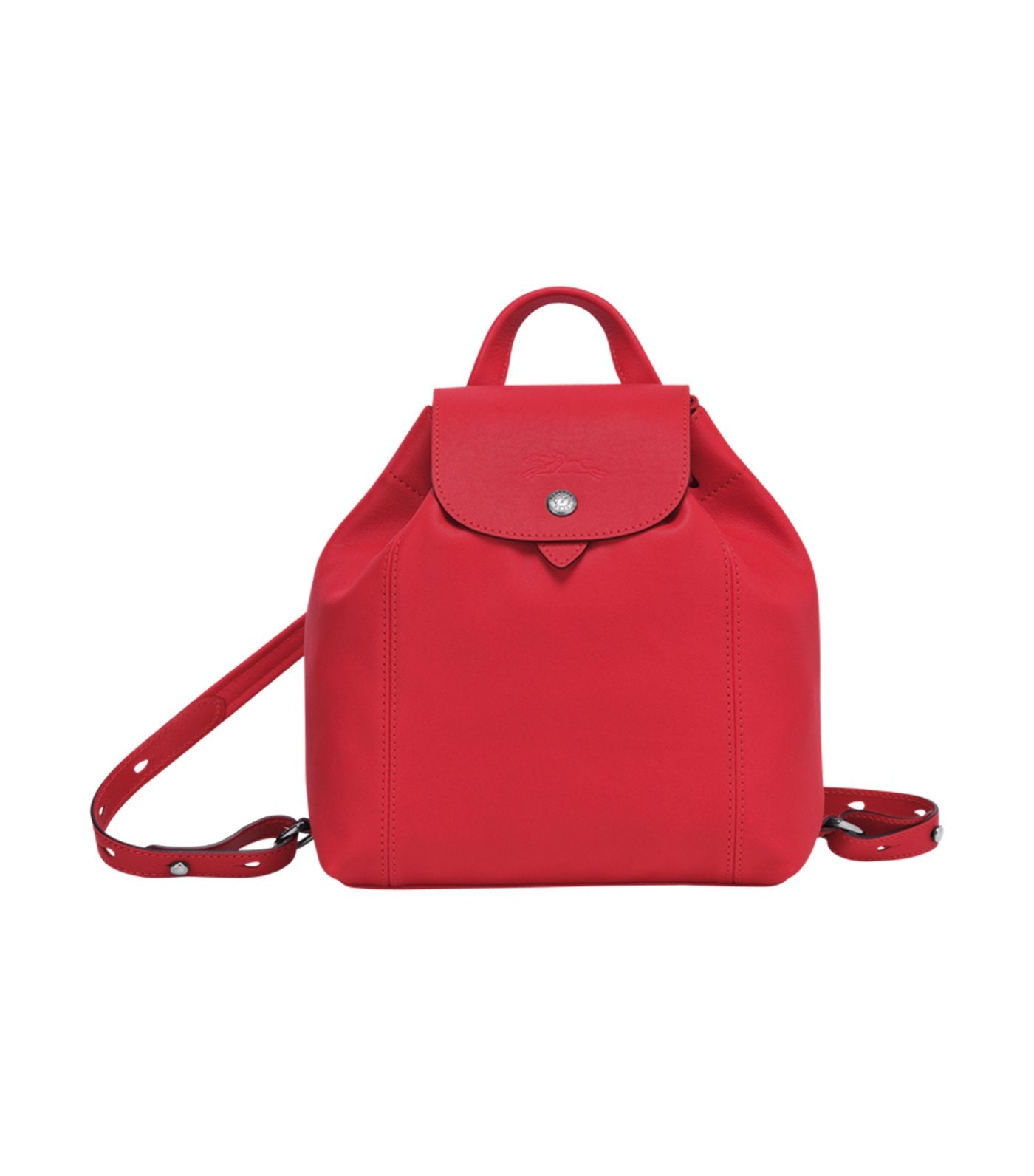 Le Pliage Cuir Backpack XS Red