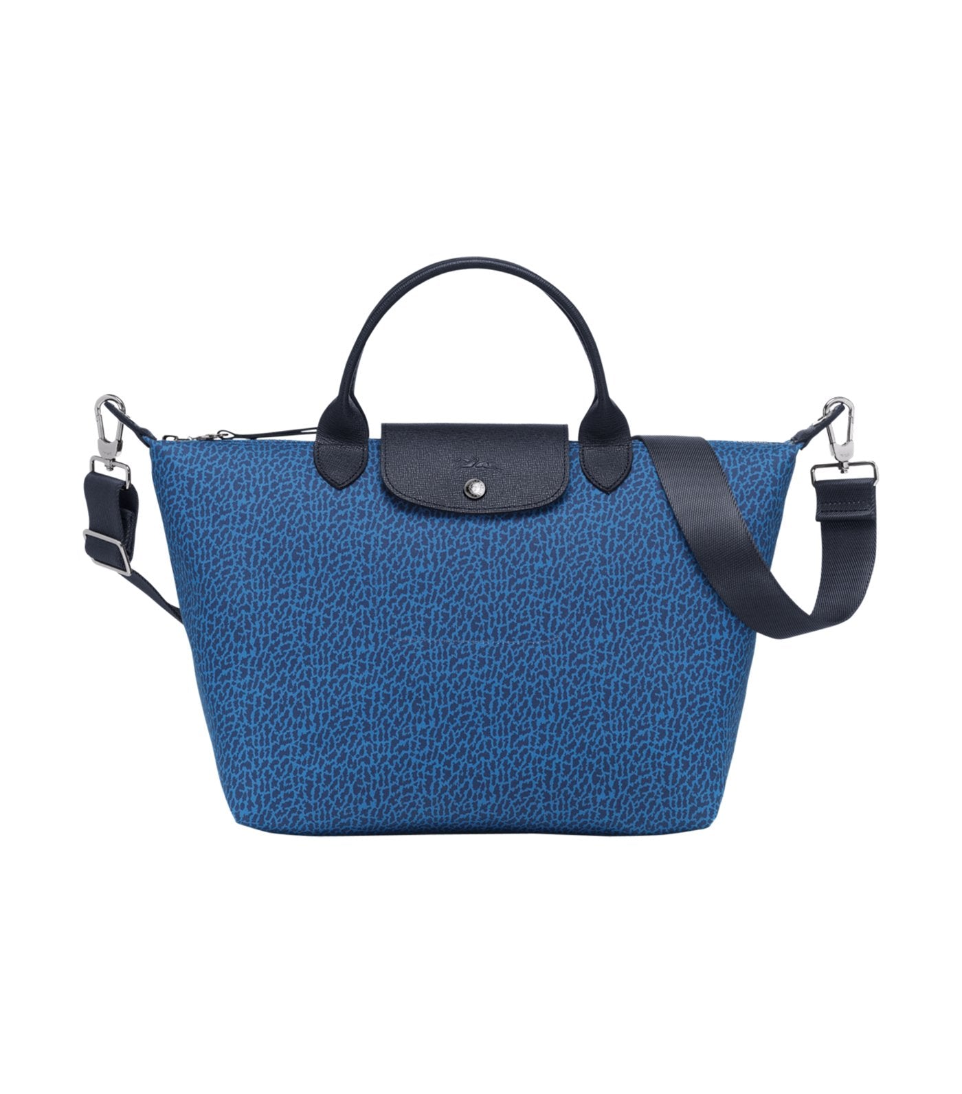Le Pliage Panthère Top-Handle Bag M Blue