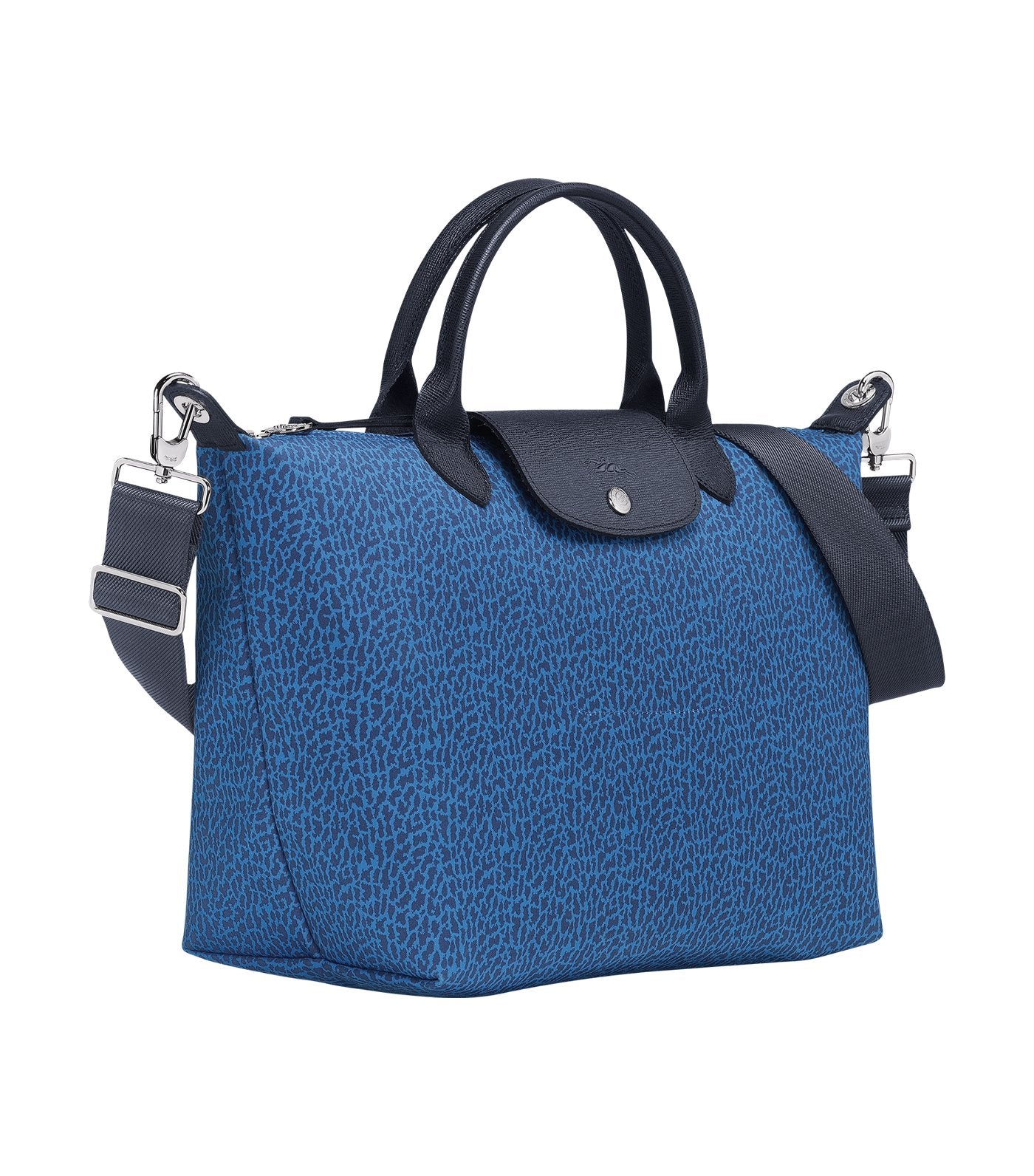 Le Pliage Panthère Top-Handle Bag M Blue