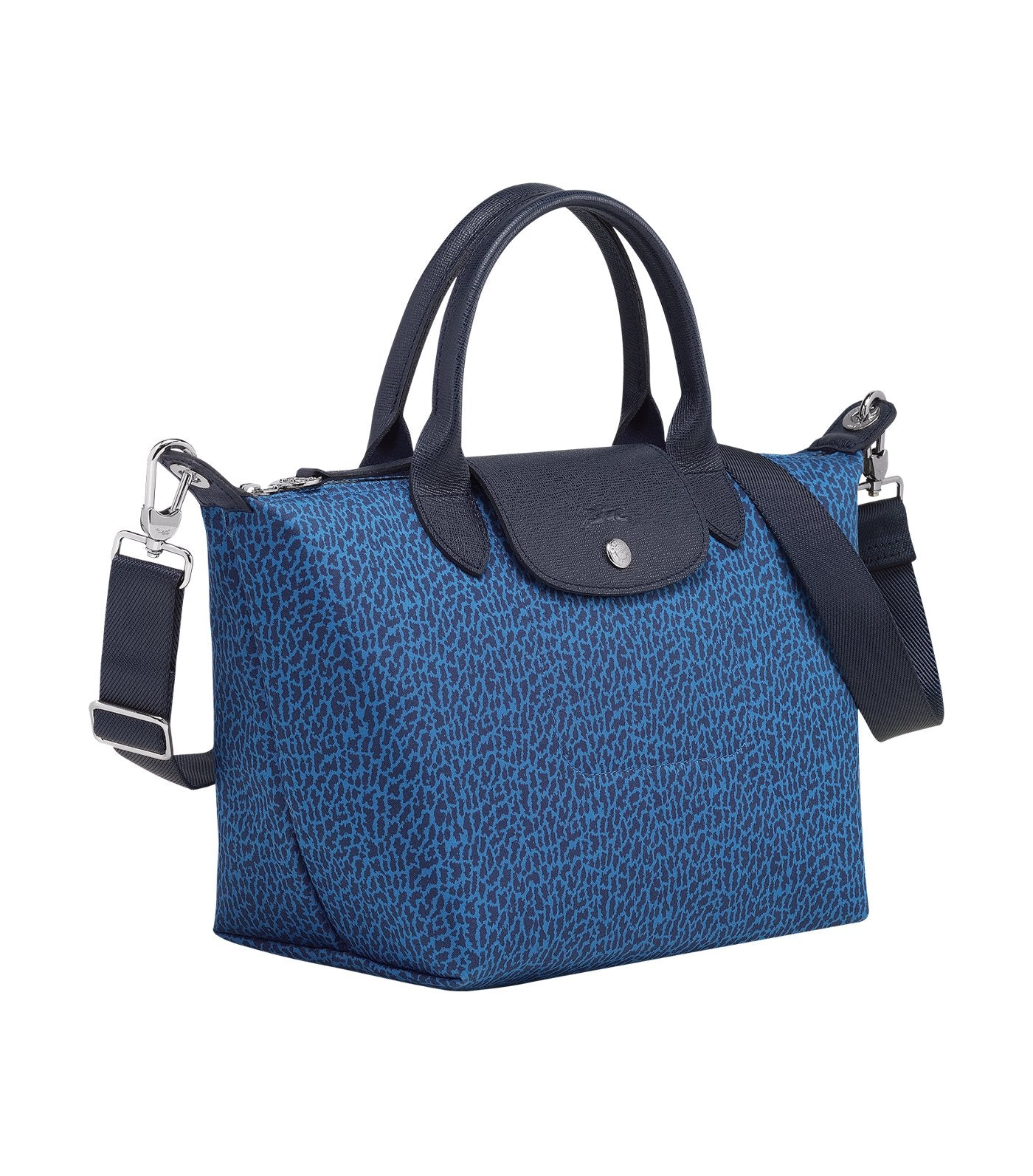 Le Pliage Panthère Top-Handle Bag S Blue