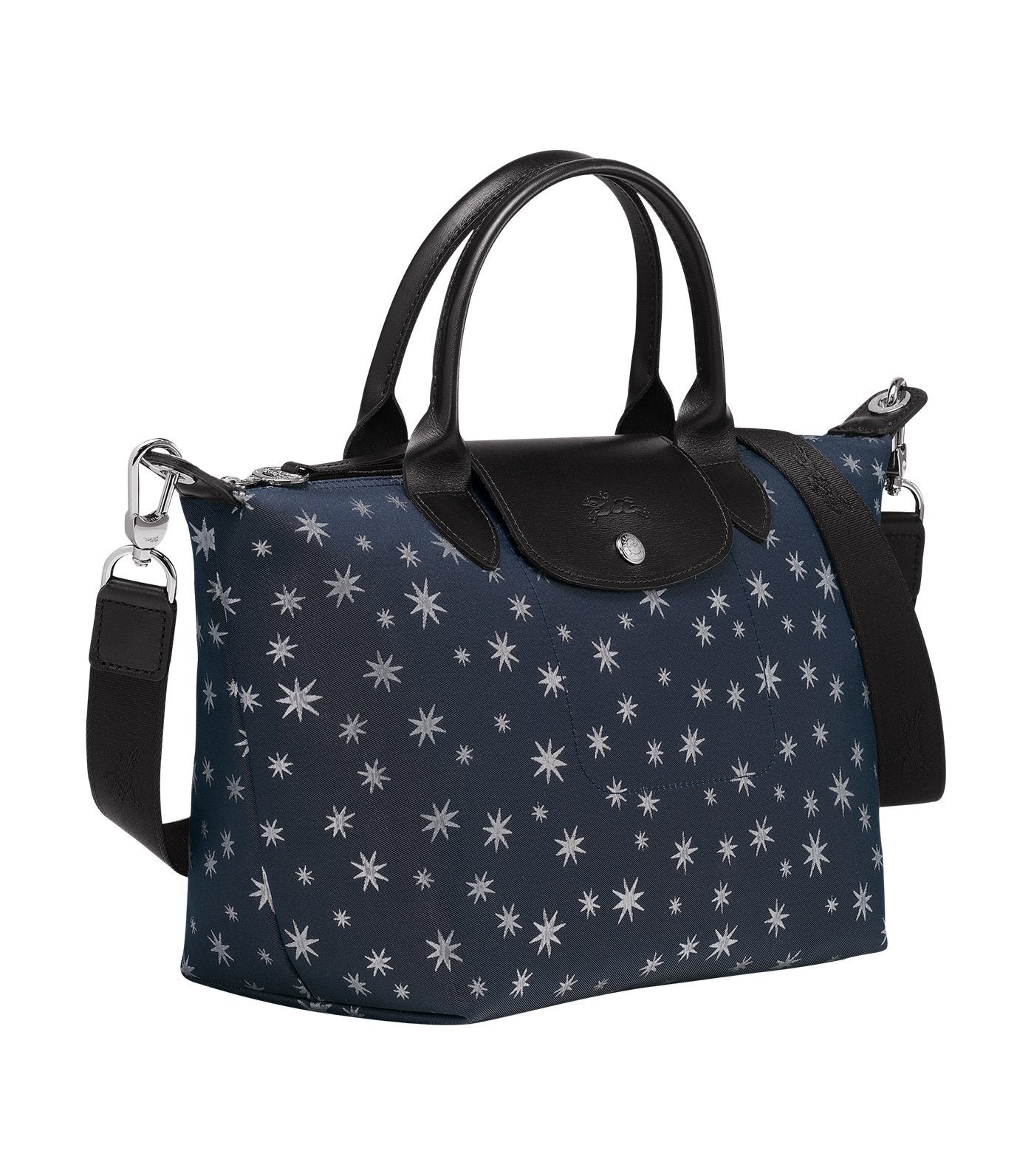 Le Pliage Etoiles Top-Handle Bag S Pilot Blue