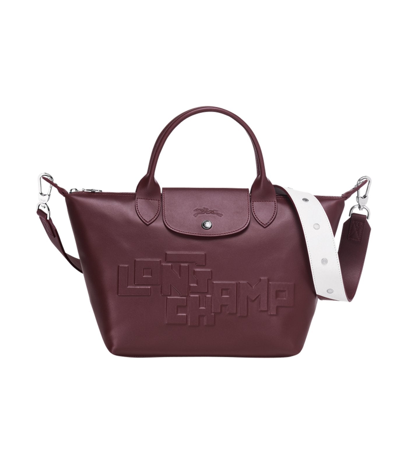 Le Pliage Cuir Estampe Top-Handle Bag S Brandy