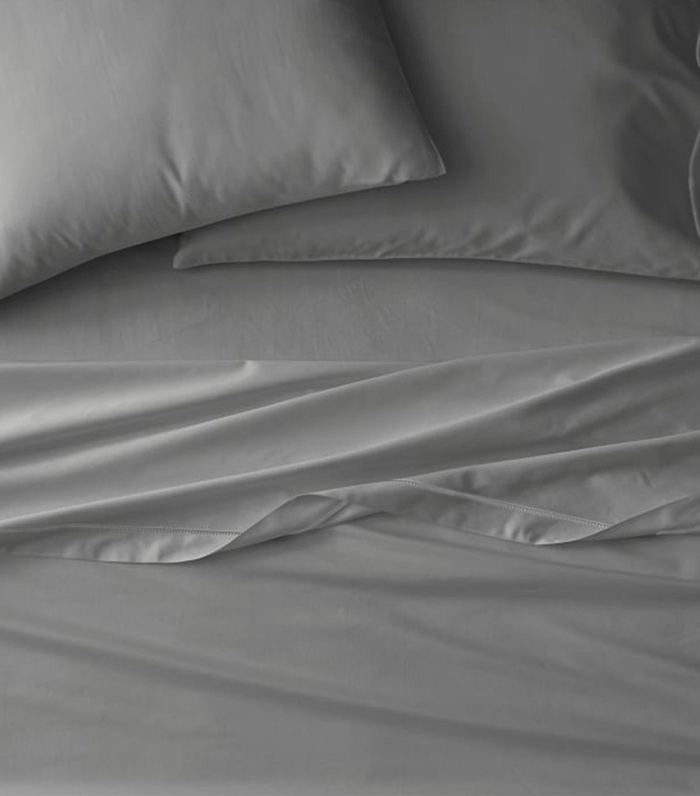 West Elm 400 Thread Count Organic Sateen Sheet Set - Platinum