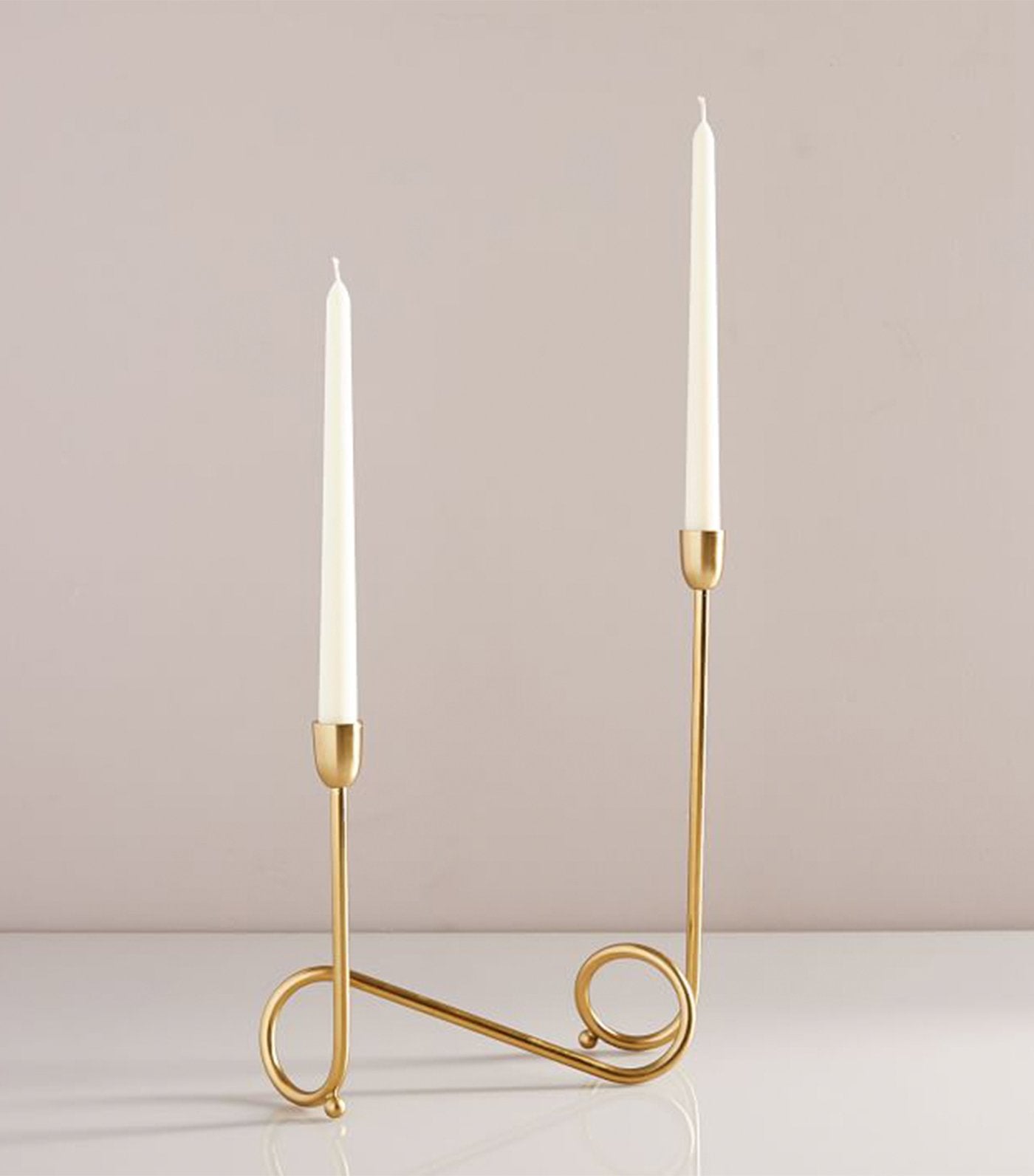 West Elm Metal Loop Candelabra