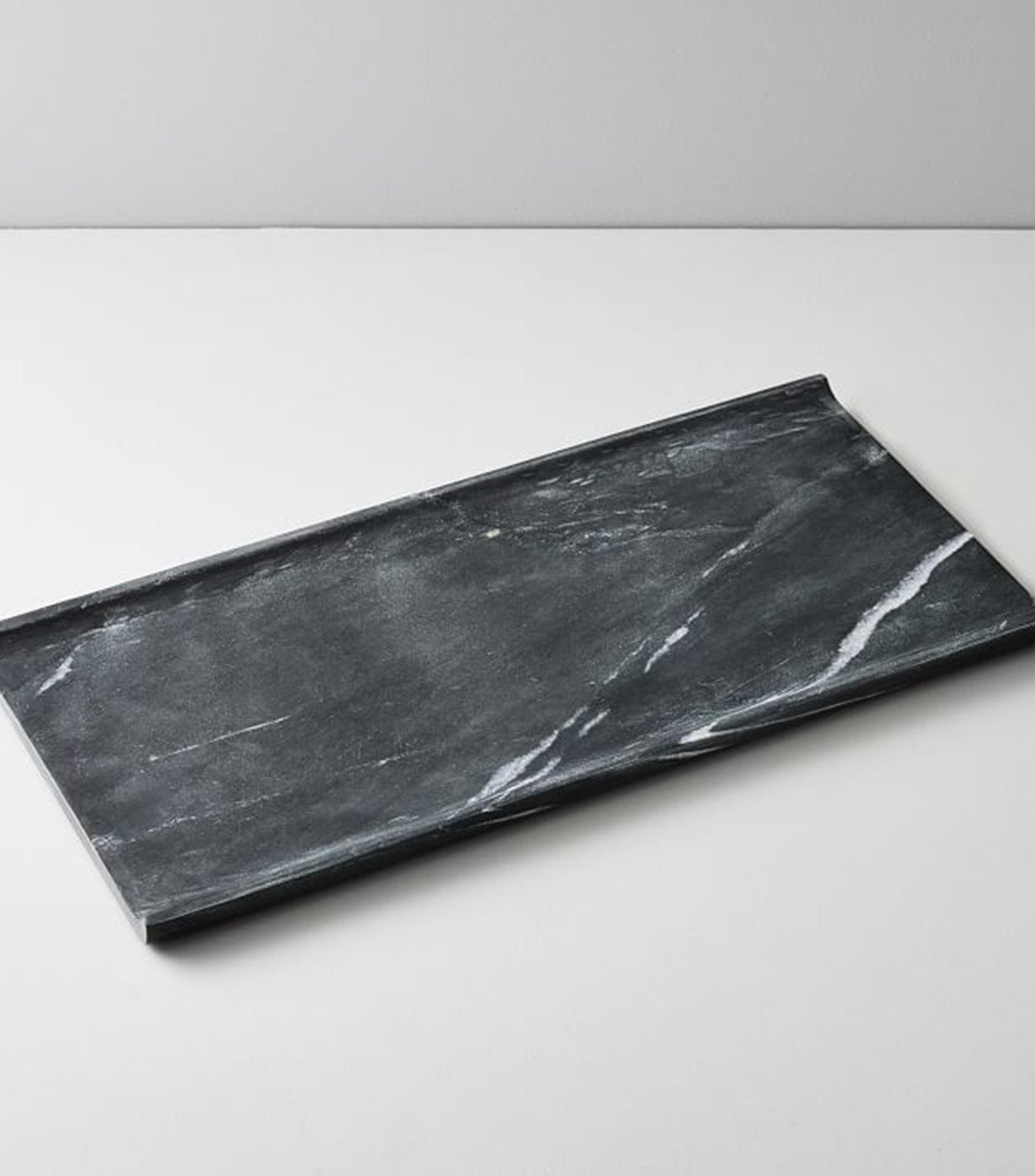 West Elm Pure Foundation Marble Tray, Large - Black