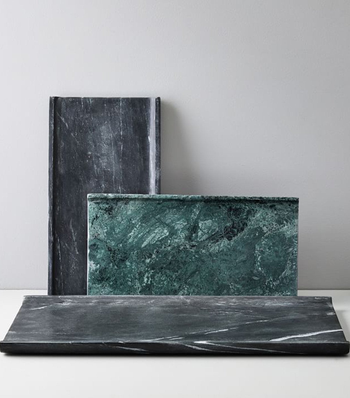 West Elm Pure Foundation Marble Tray, Large - Black