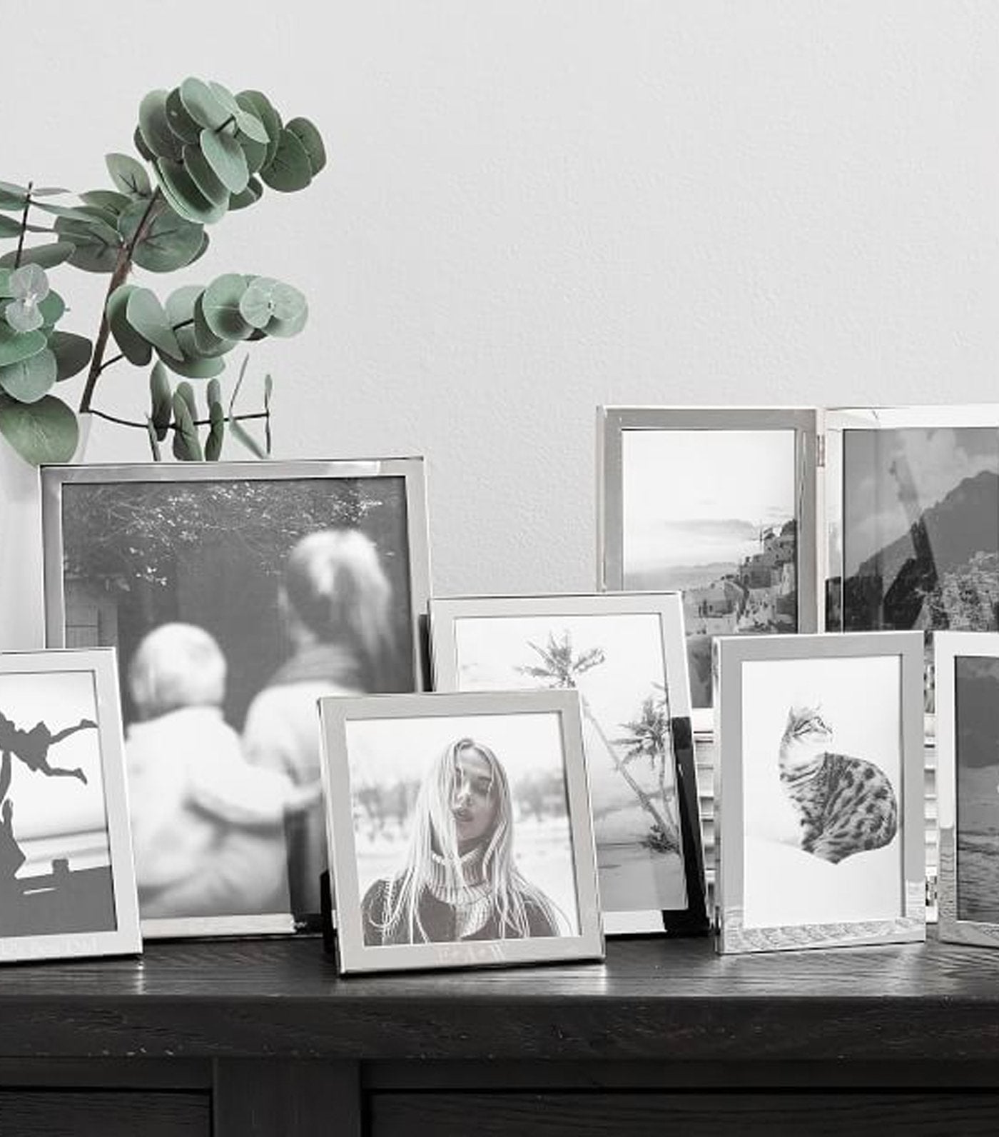 Pottery Barn Modern Silver-Plated Picture Frame