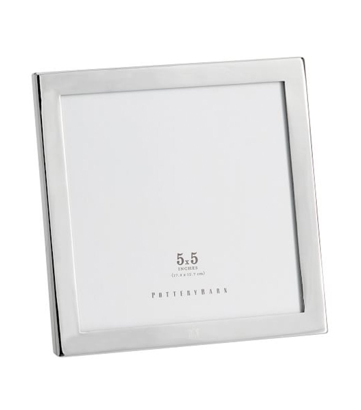 Pottery Barn Modern Silver-Plated Picture Frame