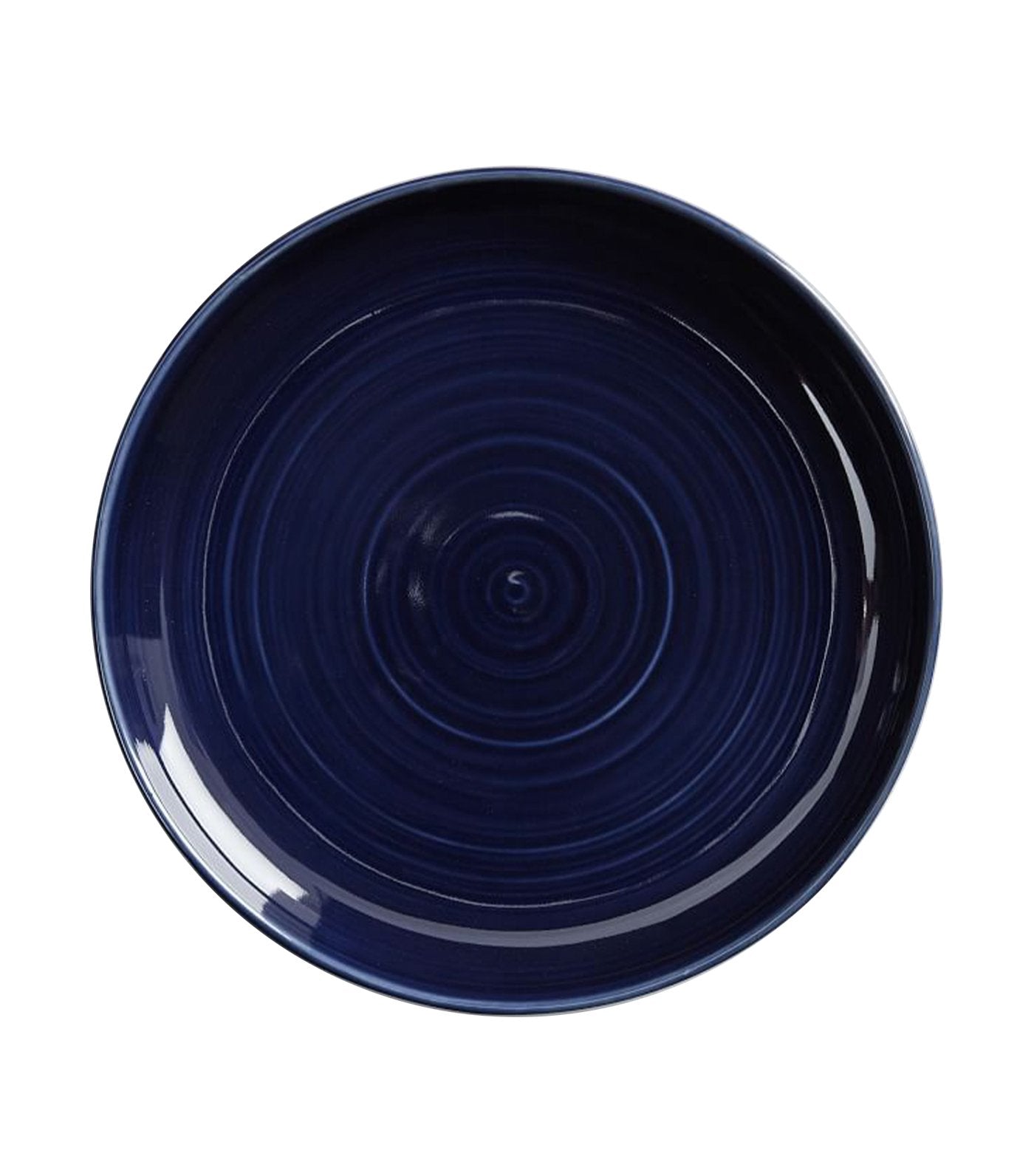 Pottery Barn Joshua Stoneware Salad Plate - Navy