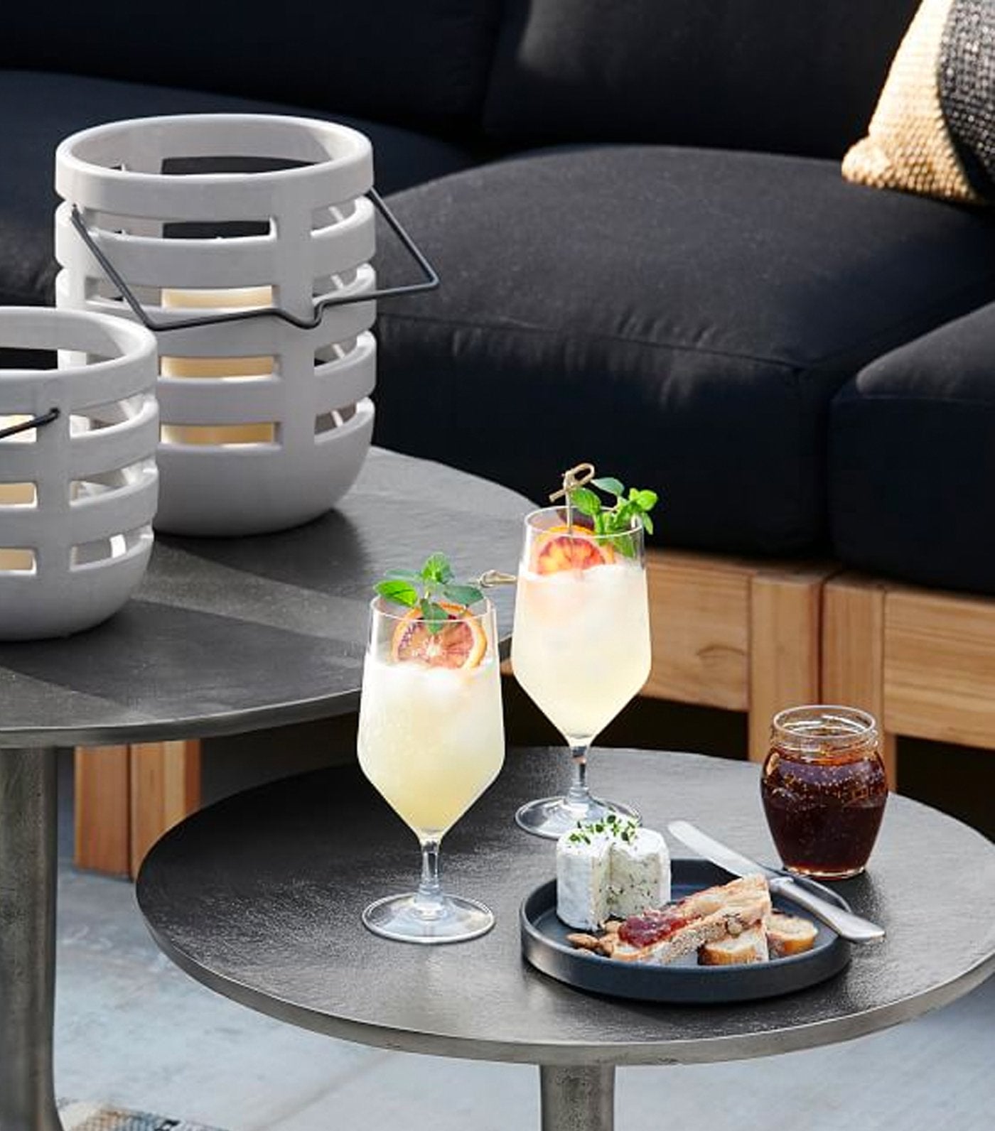 Pottery Barn Happy Hour Goblet - Clear