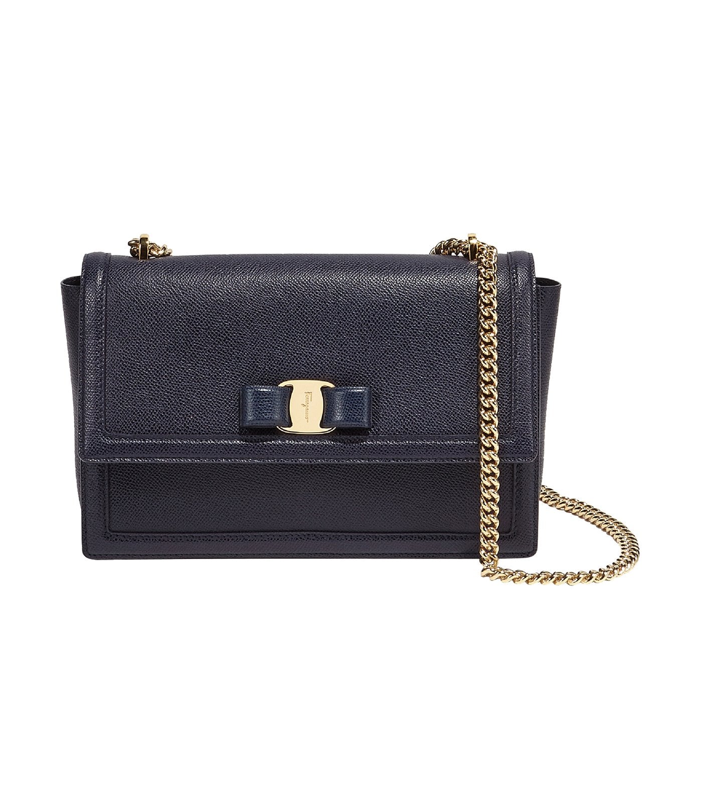 Vara Bow Bag with Front Flap Blueberry