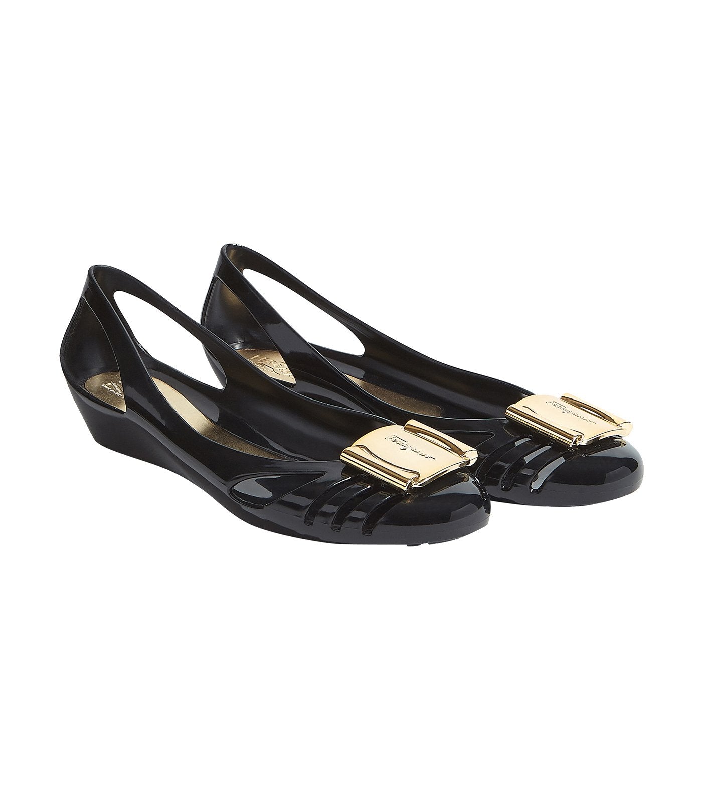 Salvatore ferragamo jelly flat shoes on sale