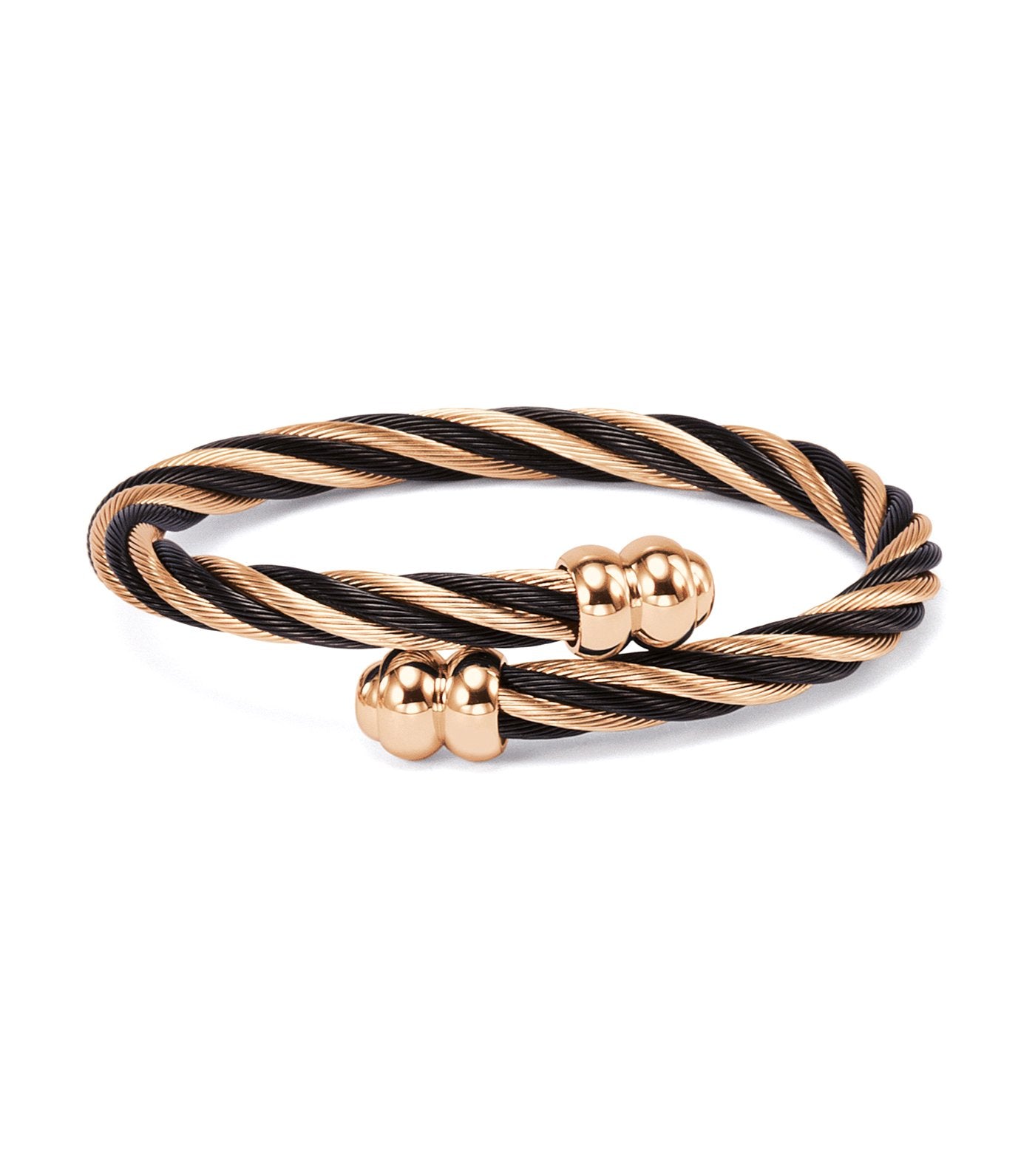 Celtic Bangle Rose Gold and Black