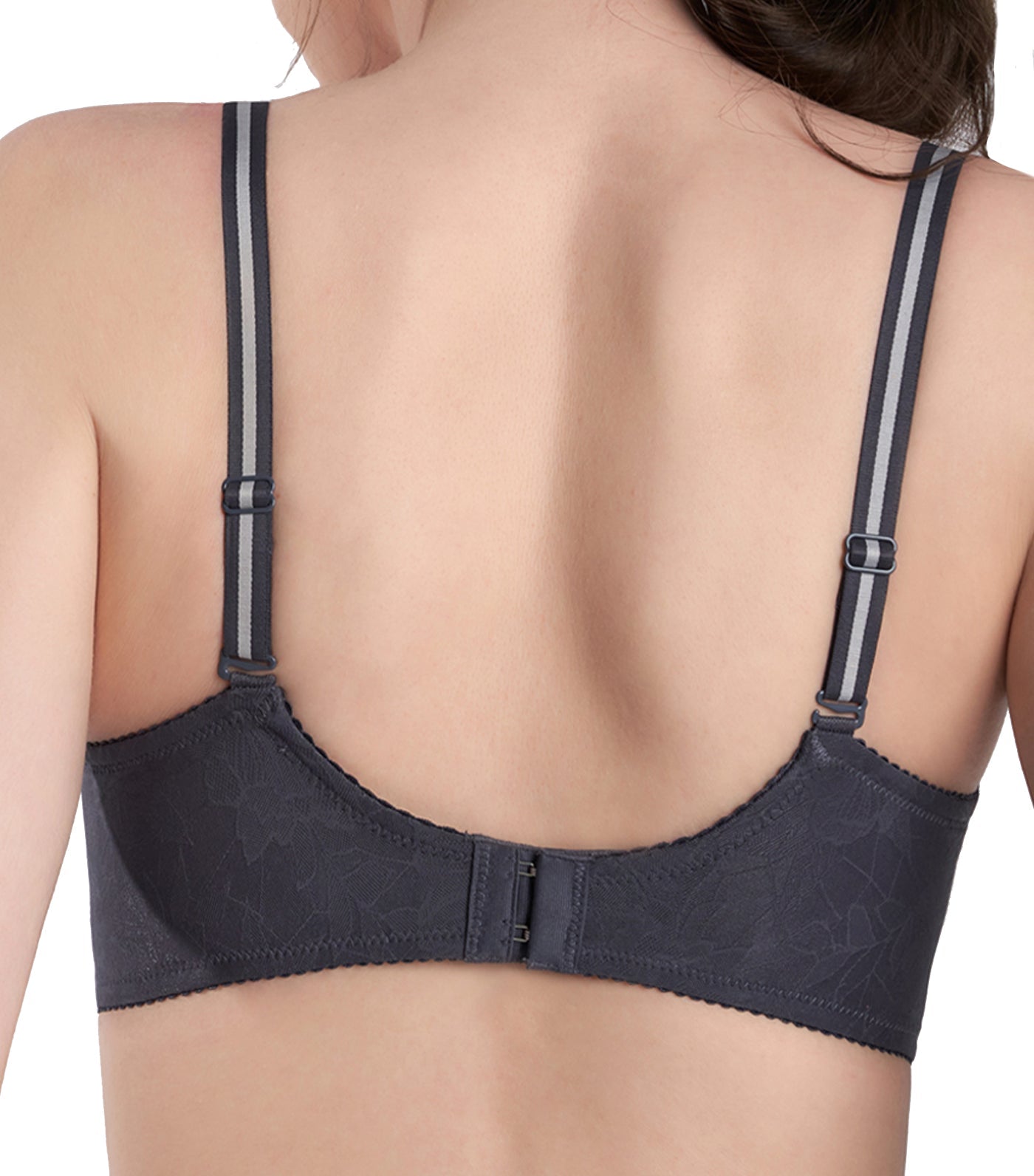 Pure Invisible Full Cup Bra Pebble Gray