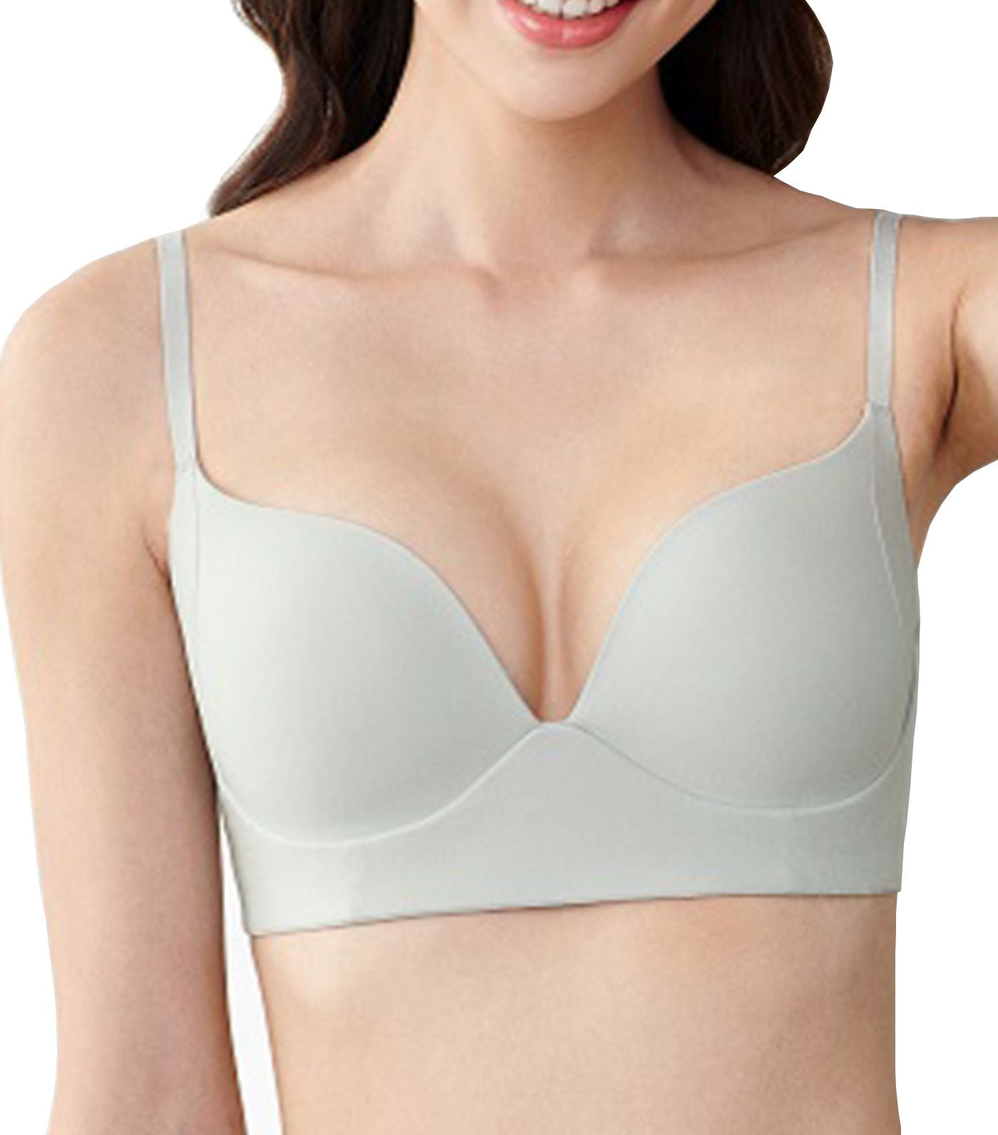 Soft Touch No-Wire Push-Up Light Gray