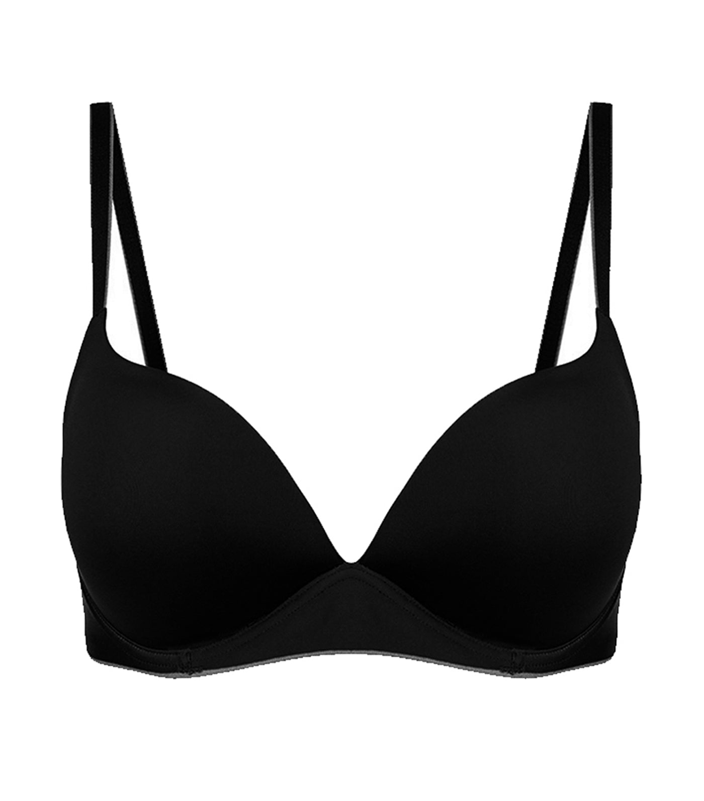 Wow Touch Non-Wired Push-Up Bra Black