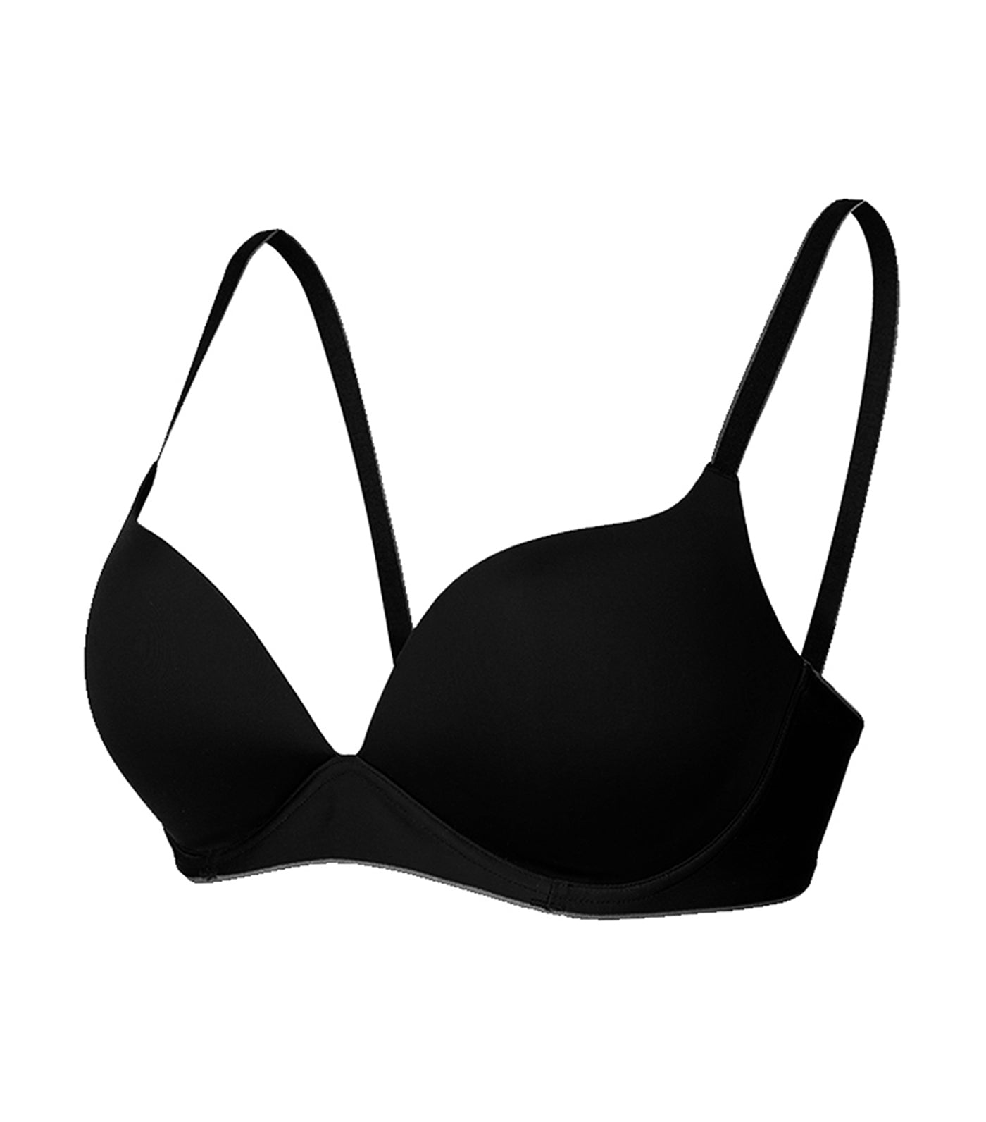 Wow Touch Non-Wired Push-Up Bra Black