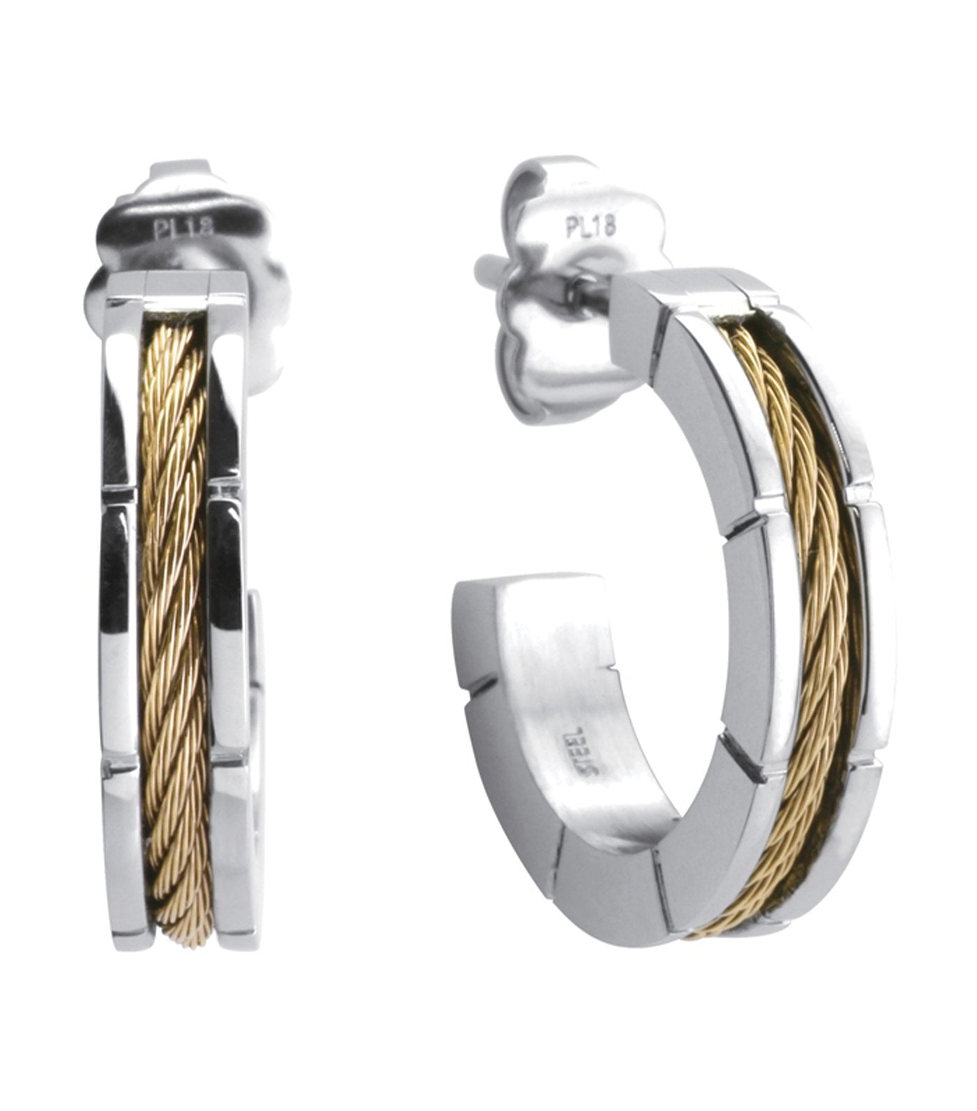 charriol forever slim svart earrings