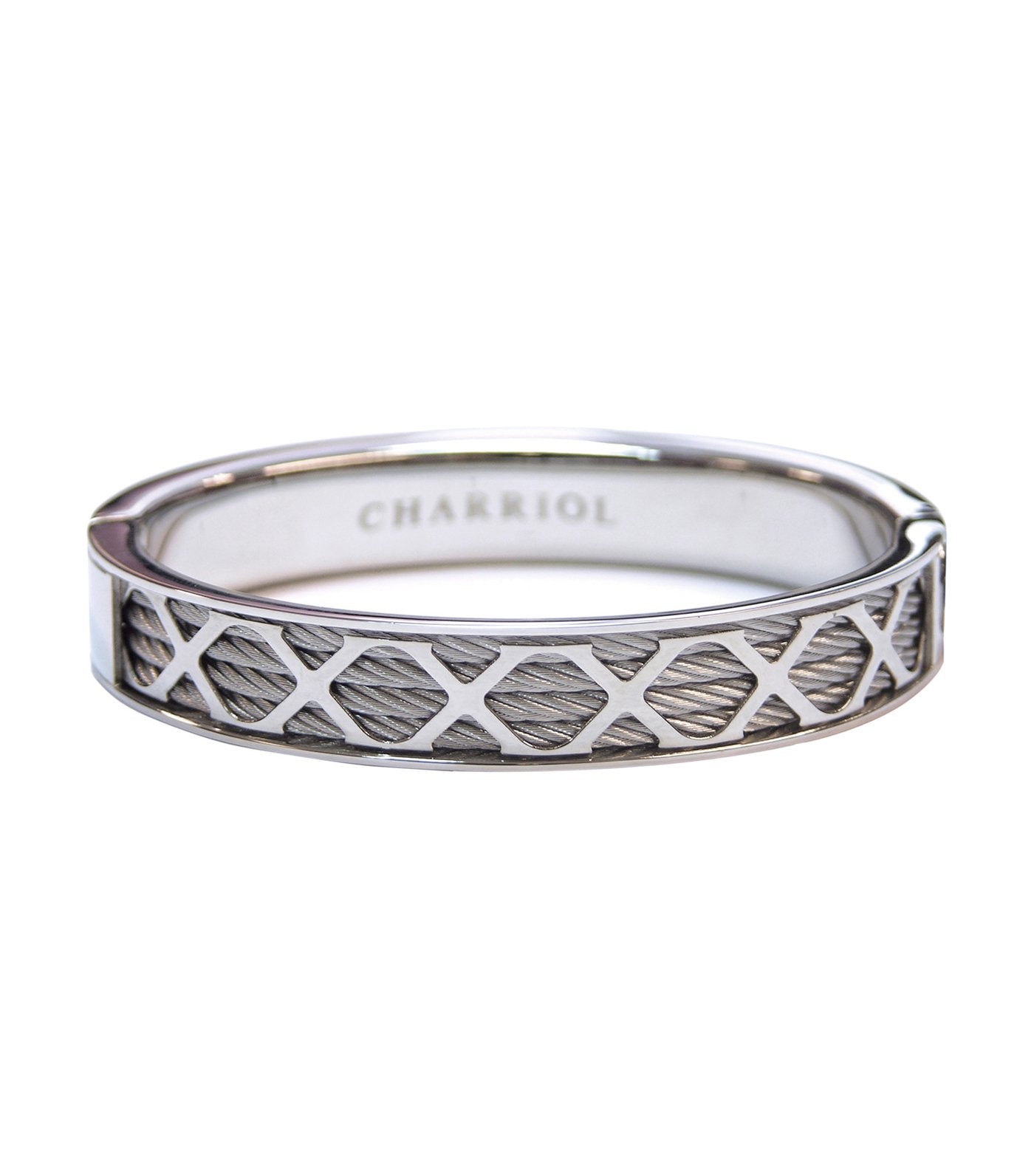 charriol forever bangle -silver