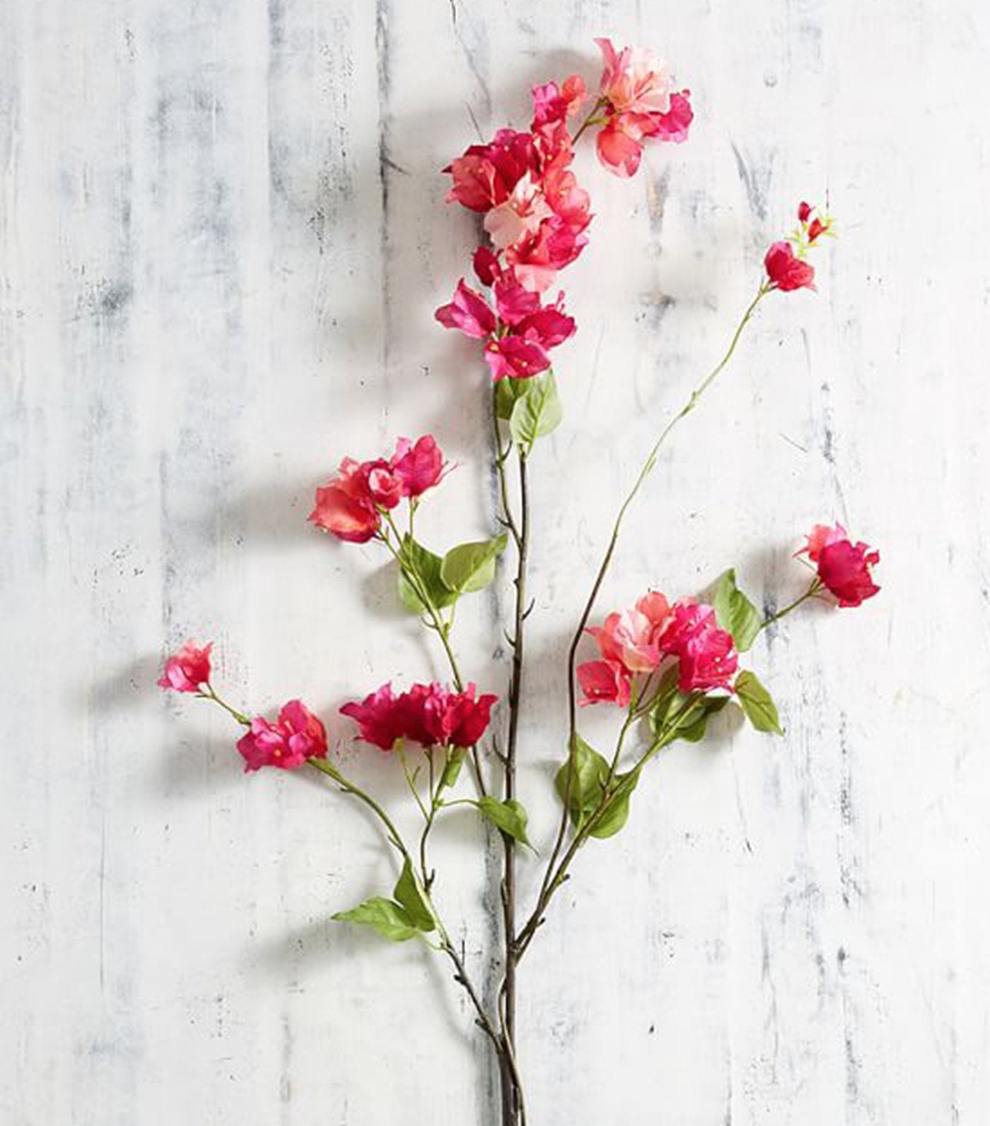 pottery barn faux pink bougainvillea branch