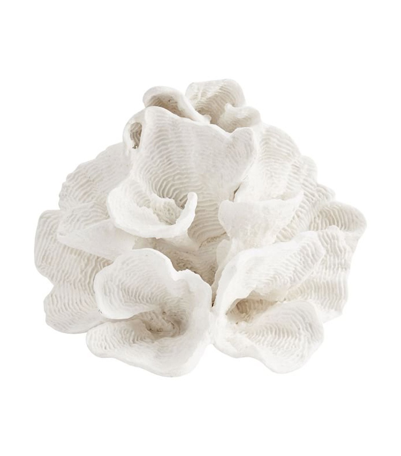 pottery barn faux white wave coral