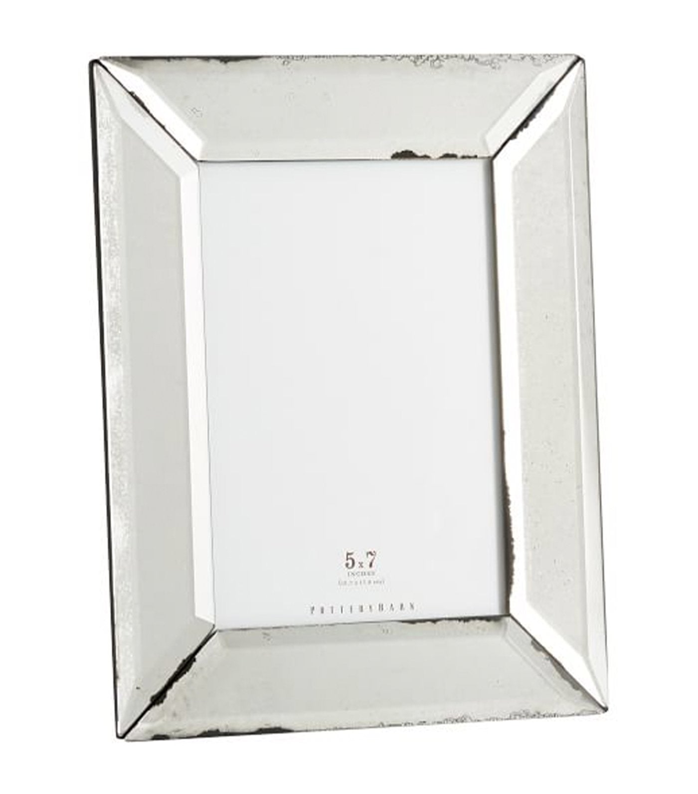 pottery barn antiqued mirrored picture frames