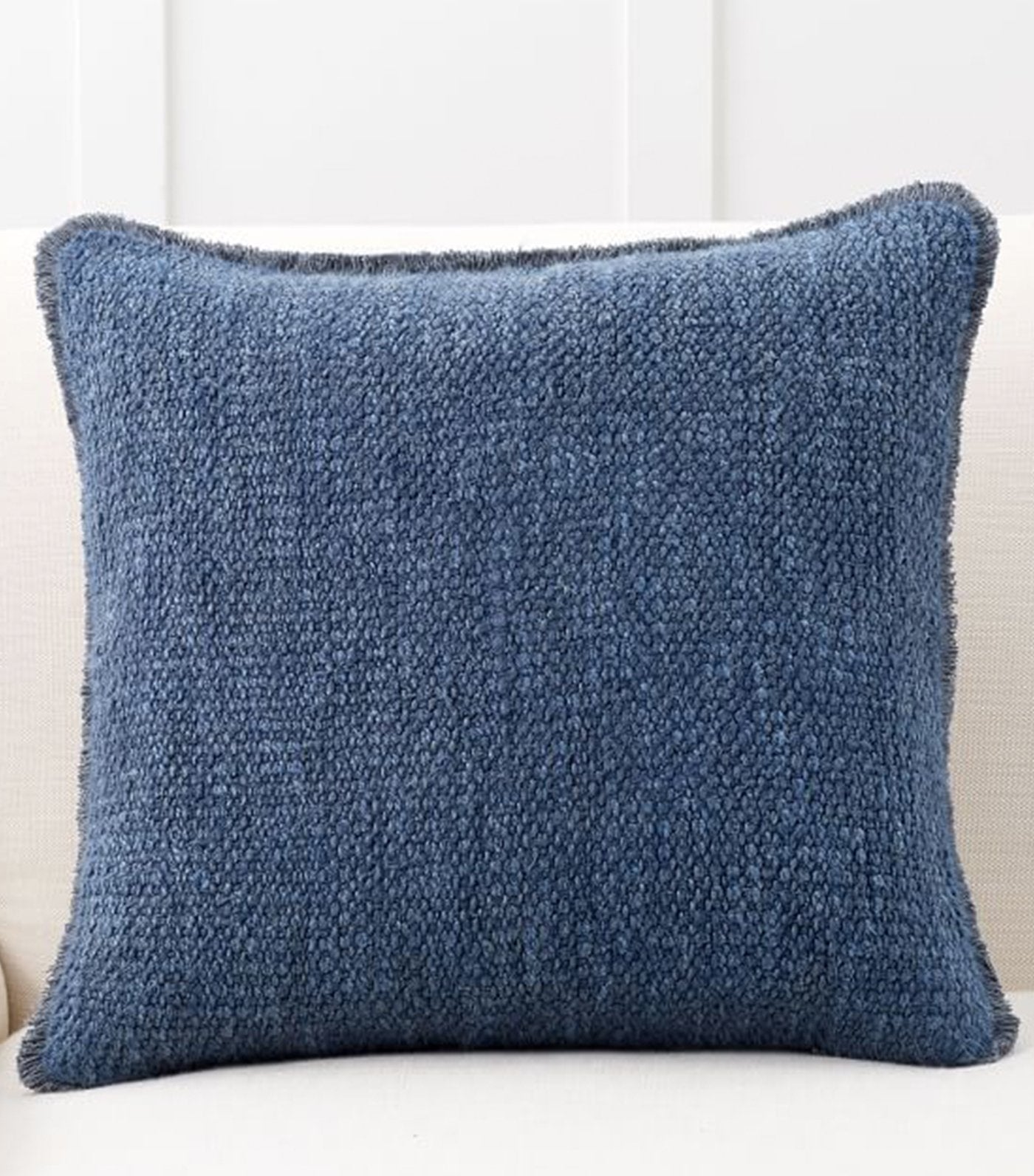 pottery barn duskin midnight textured pillow cover