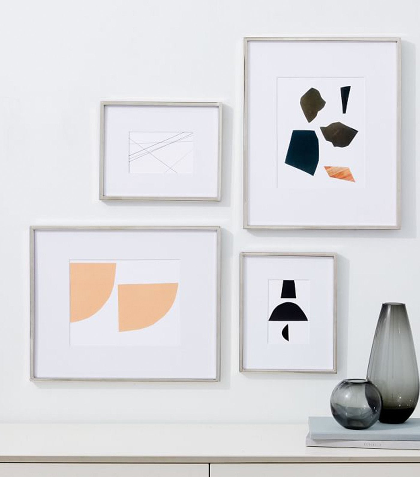 west elm metal gallery frames - standard mat