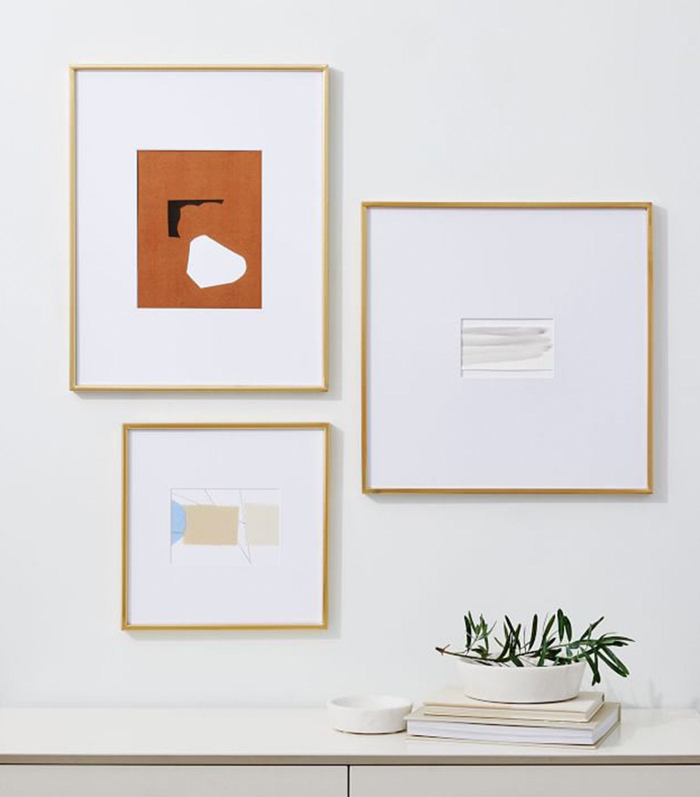 west elm metal gallery frames - oversized mat