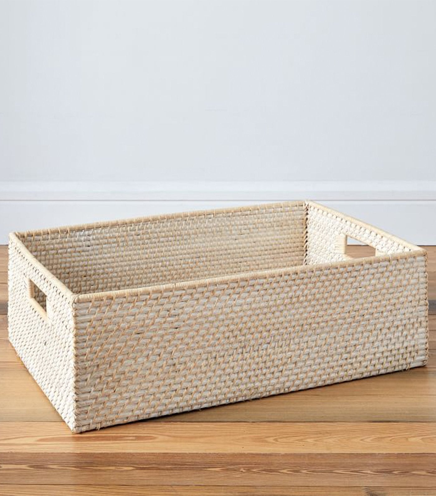 west elm modern weave basket collection - whitewash