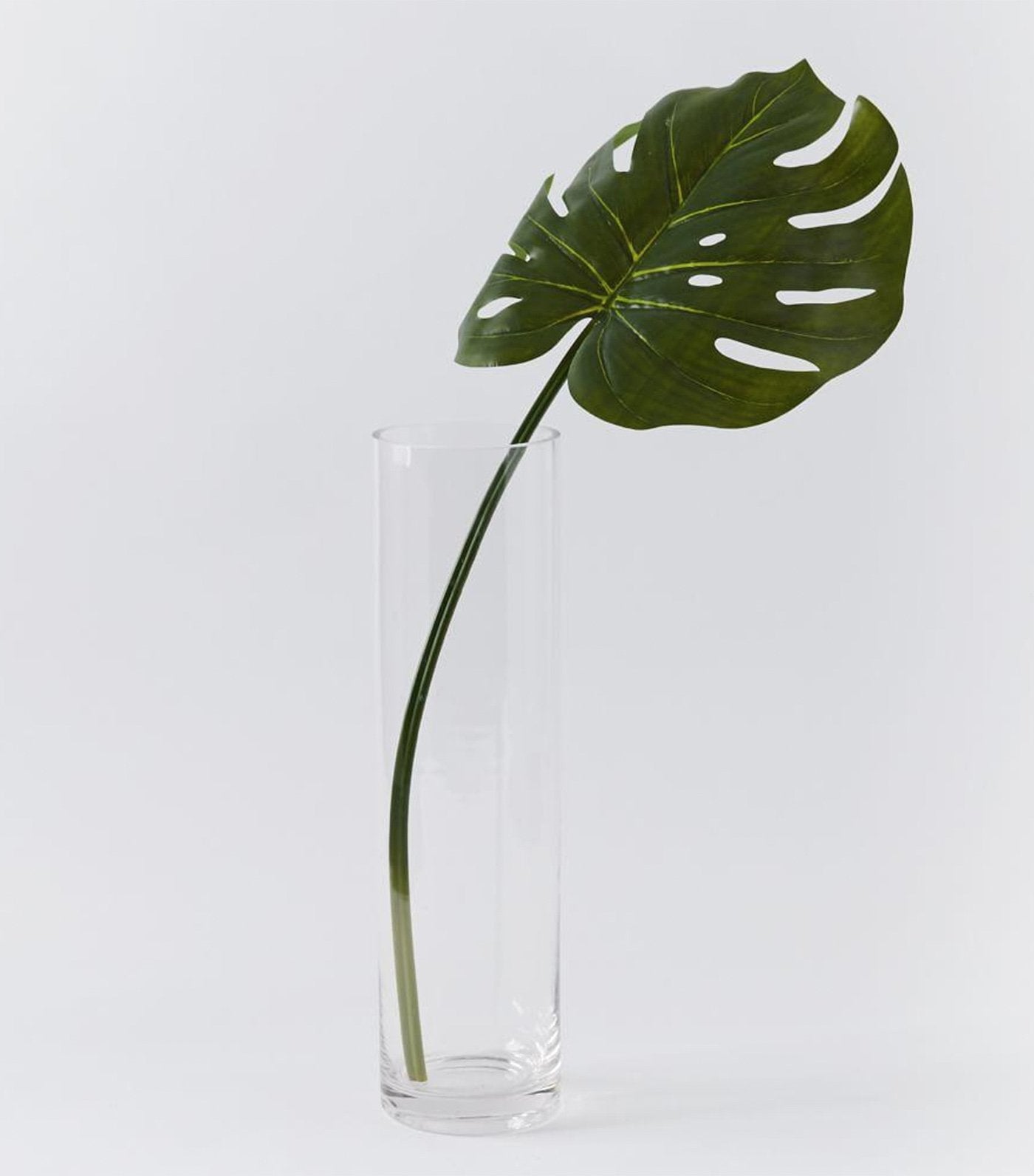 west elm faux monstera leaf