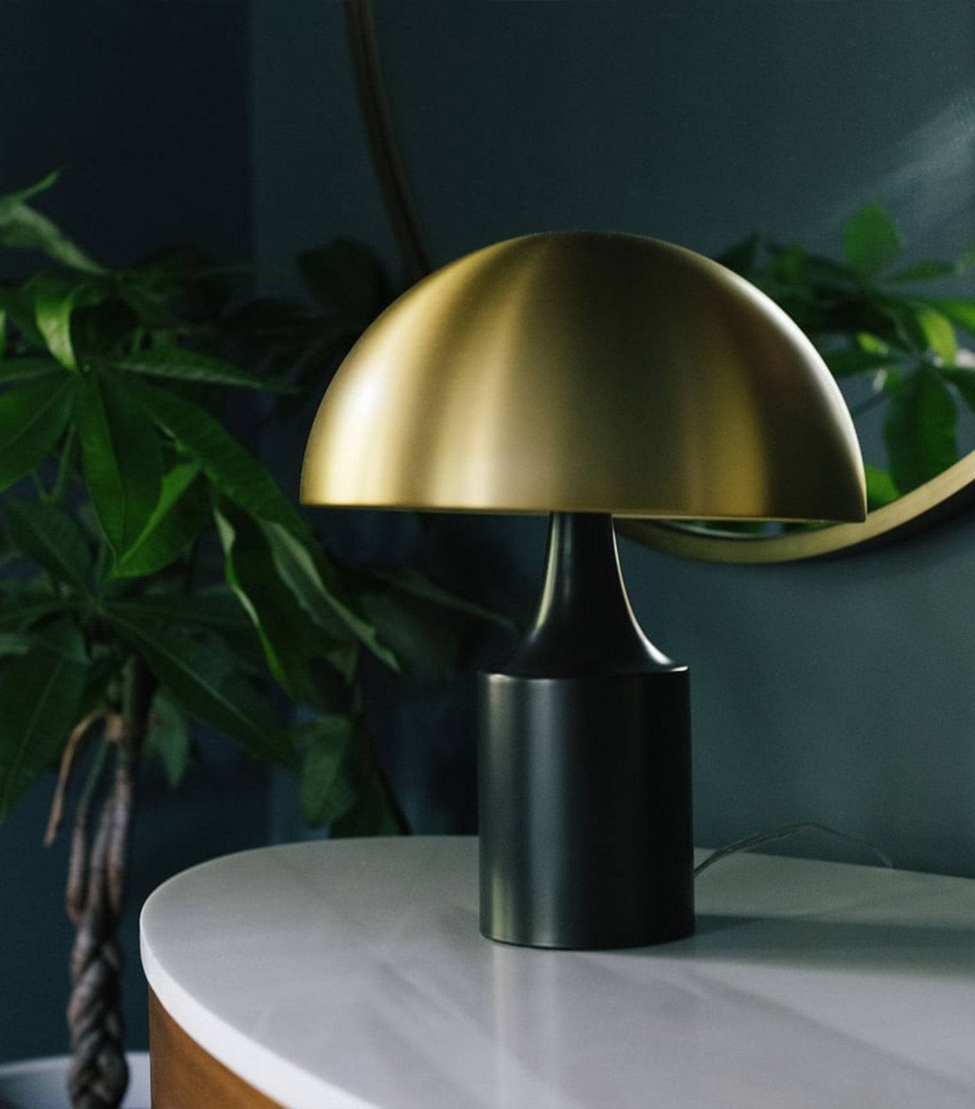 west elm hudson table lamp - dark bronze