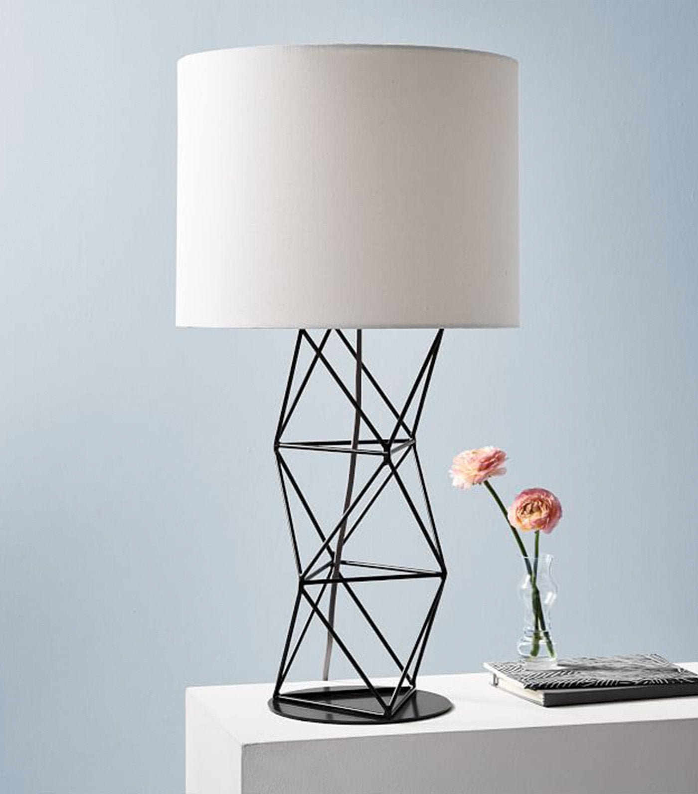 west elm amigo modern octahedron table lamp