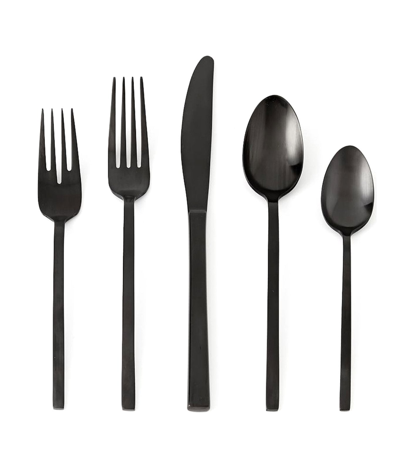 west elm rose gold modern 5-piece flatware set